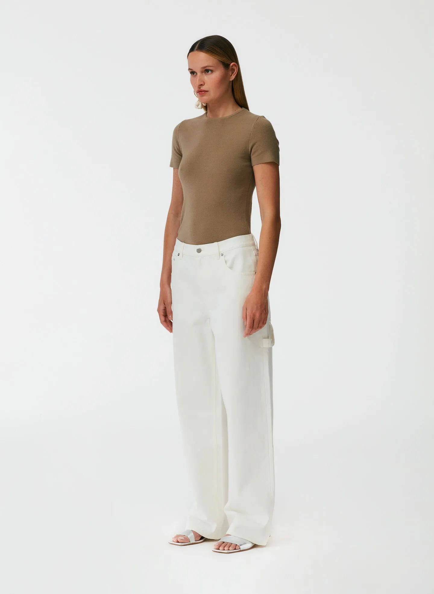 White Sam Jean sold by Tibi product image thumbnail 2
