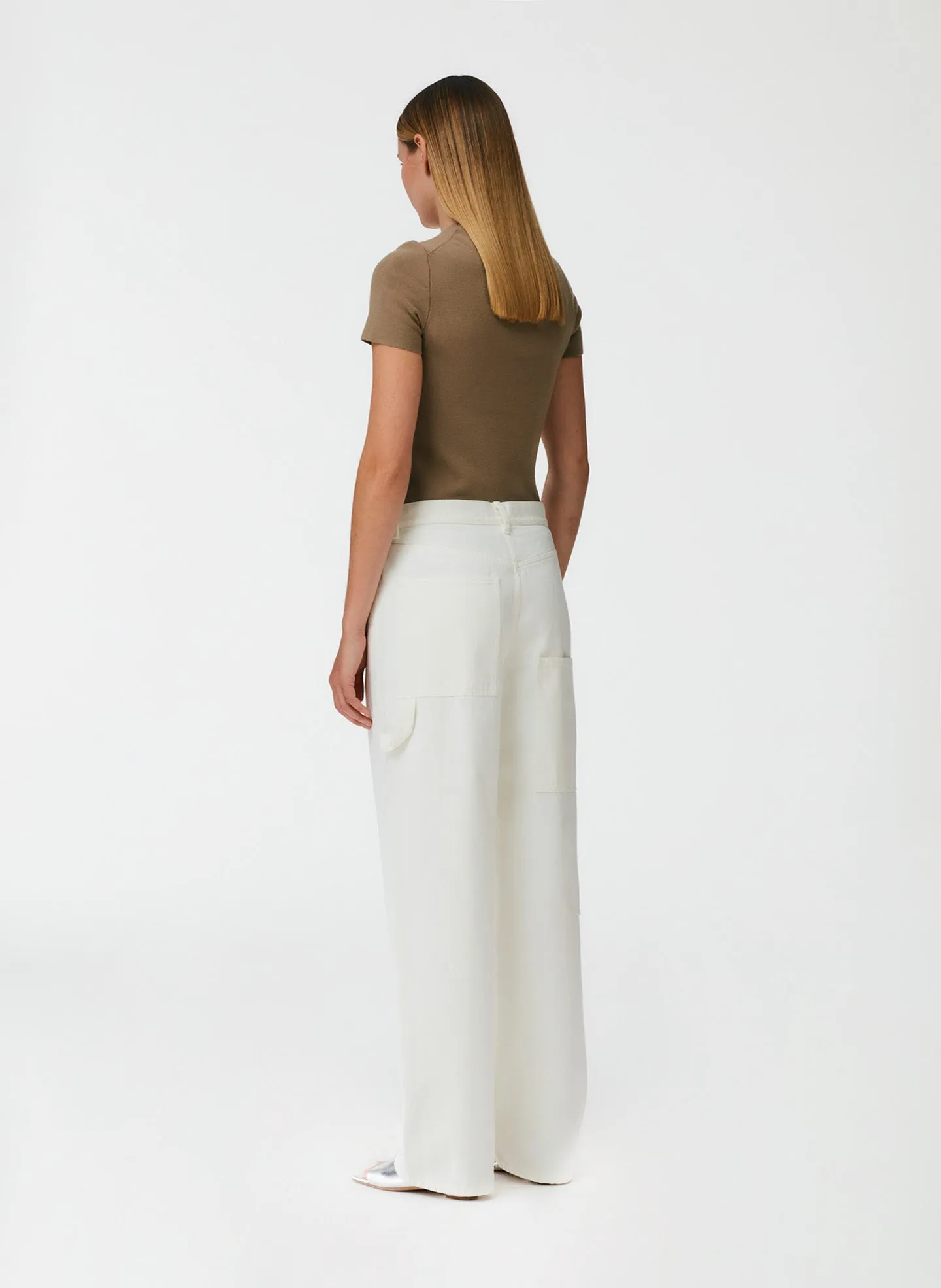 White Sam Jean sold by Tibi product image thumbnail 3