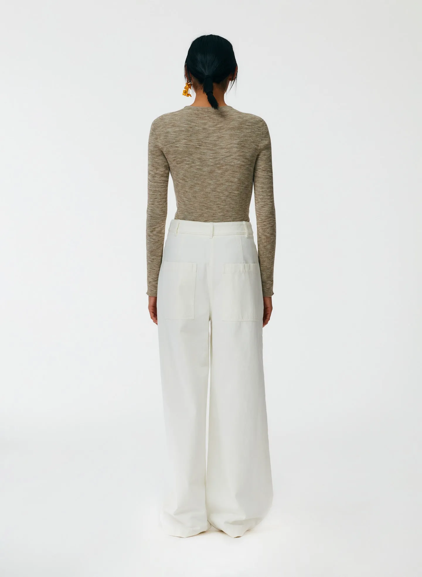 White Stella Jean sold by Tibi product image thumbnail 4