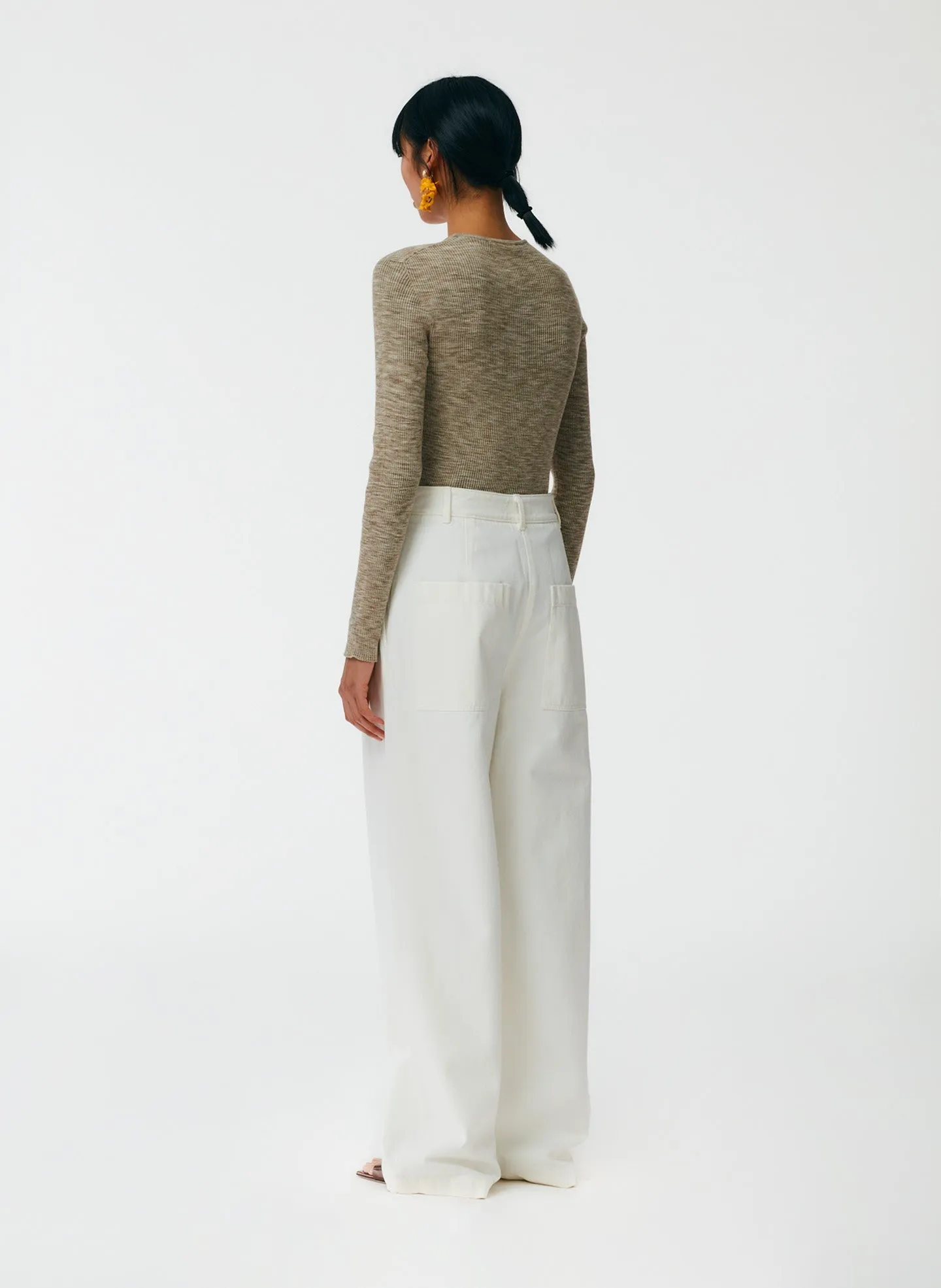 White Stella Jean sold by Tibi product image thumbnail 3