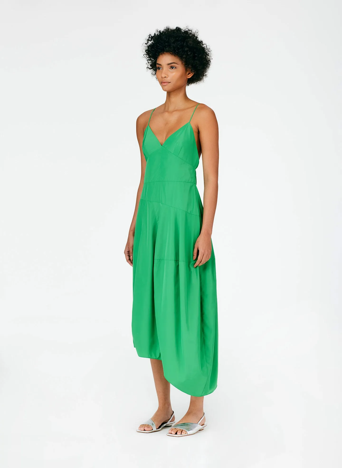 Italian Sporty Nylon Cami Dress sold by Tibi product image thumbnail 2