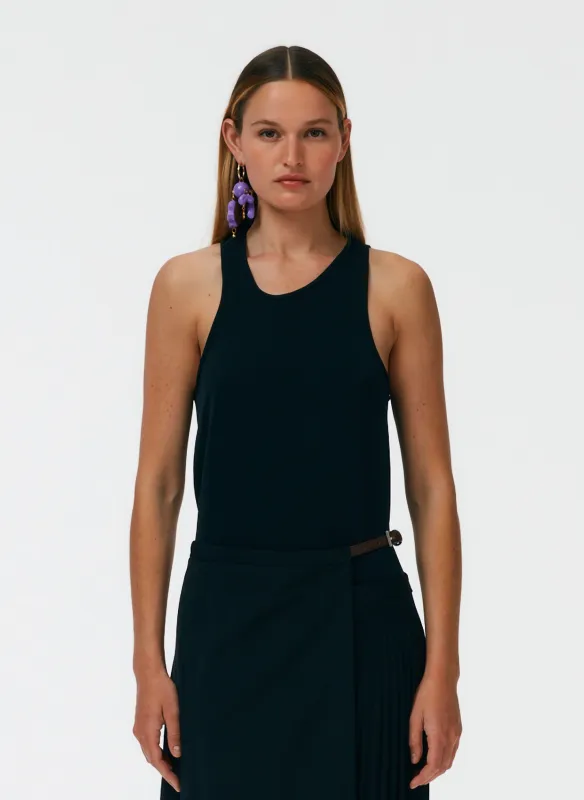 Soft Drape Asymmetrical Tank made by Tibi