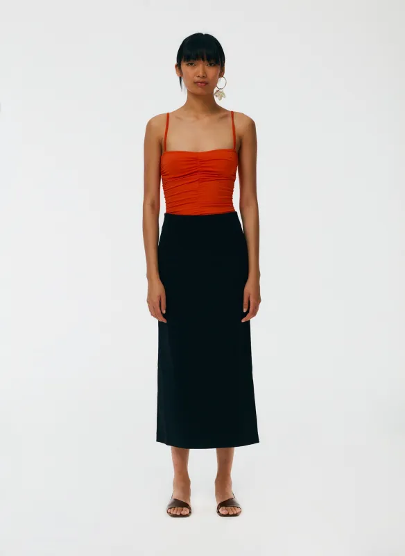 Structured Knit Pencil Skirt made by Tibi