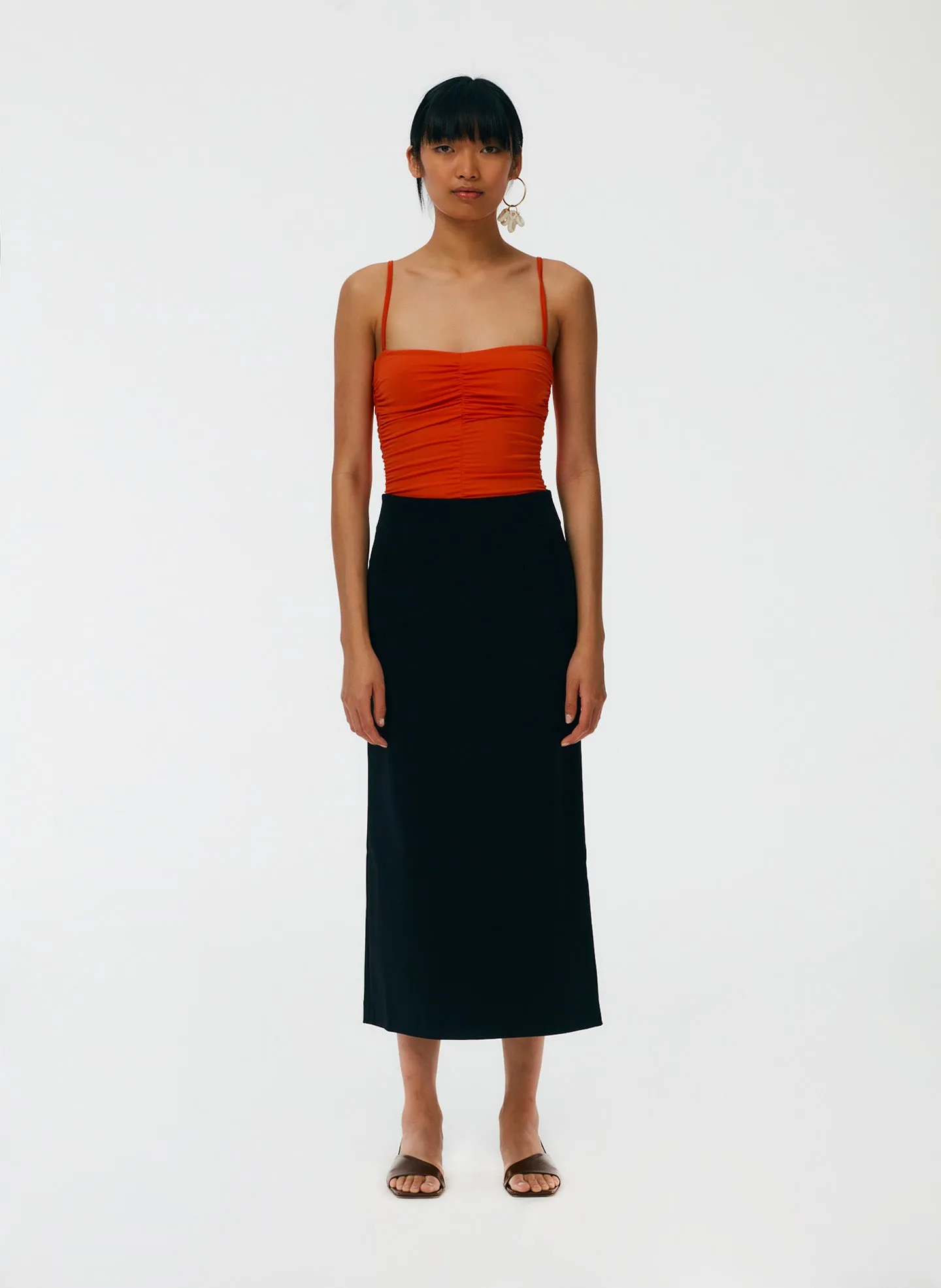 Structured Knit Pencil Skirt sold by Tibi