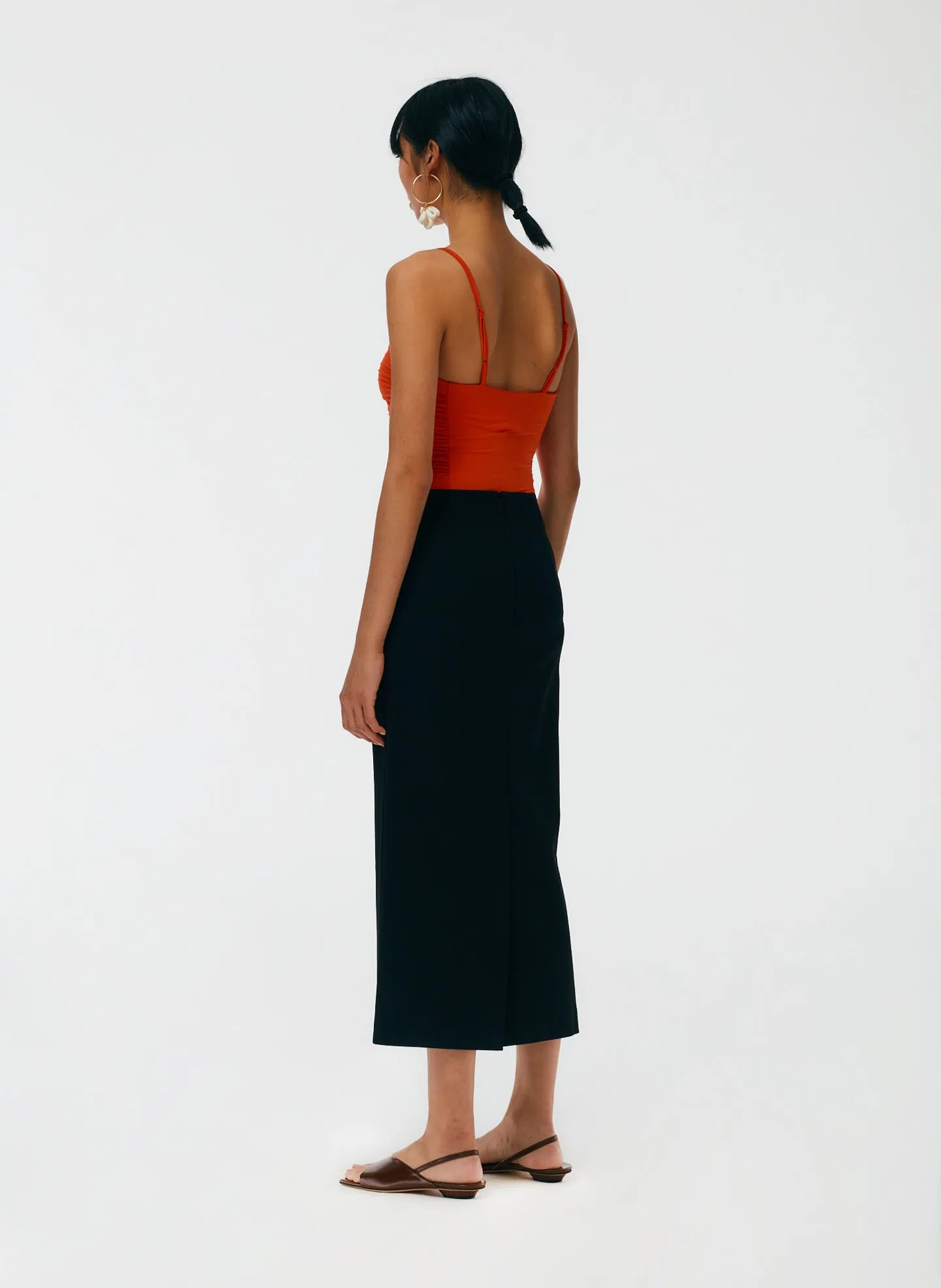 Structured Knit Pencil Skirt sold by Tibi product image thumbnail 3