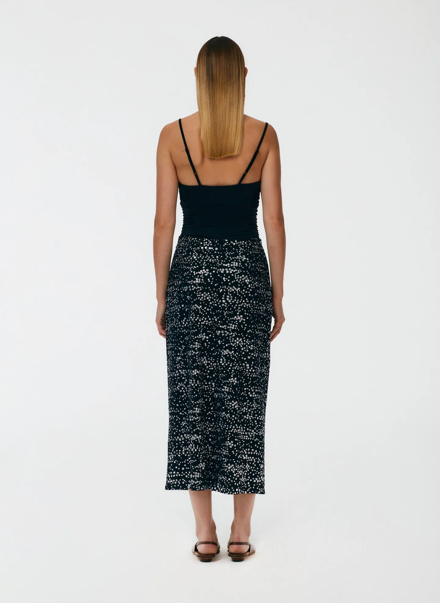 Scintilla Jersey Pencil Skirt sold by Tibi product image thumbnail 4