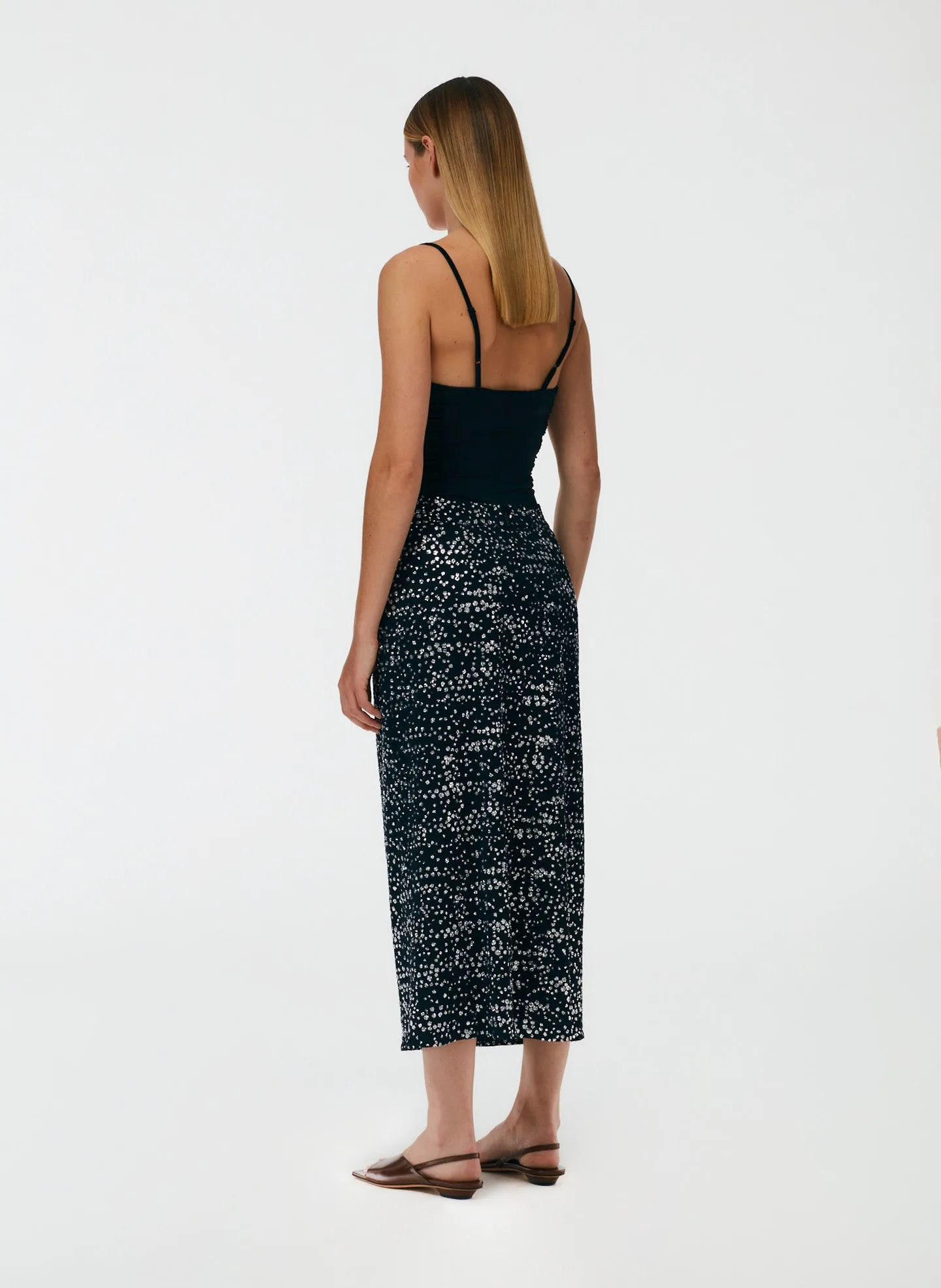 Scintilla Jersey Pencil Skirt sold by Tibi product image thumbnail 3