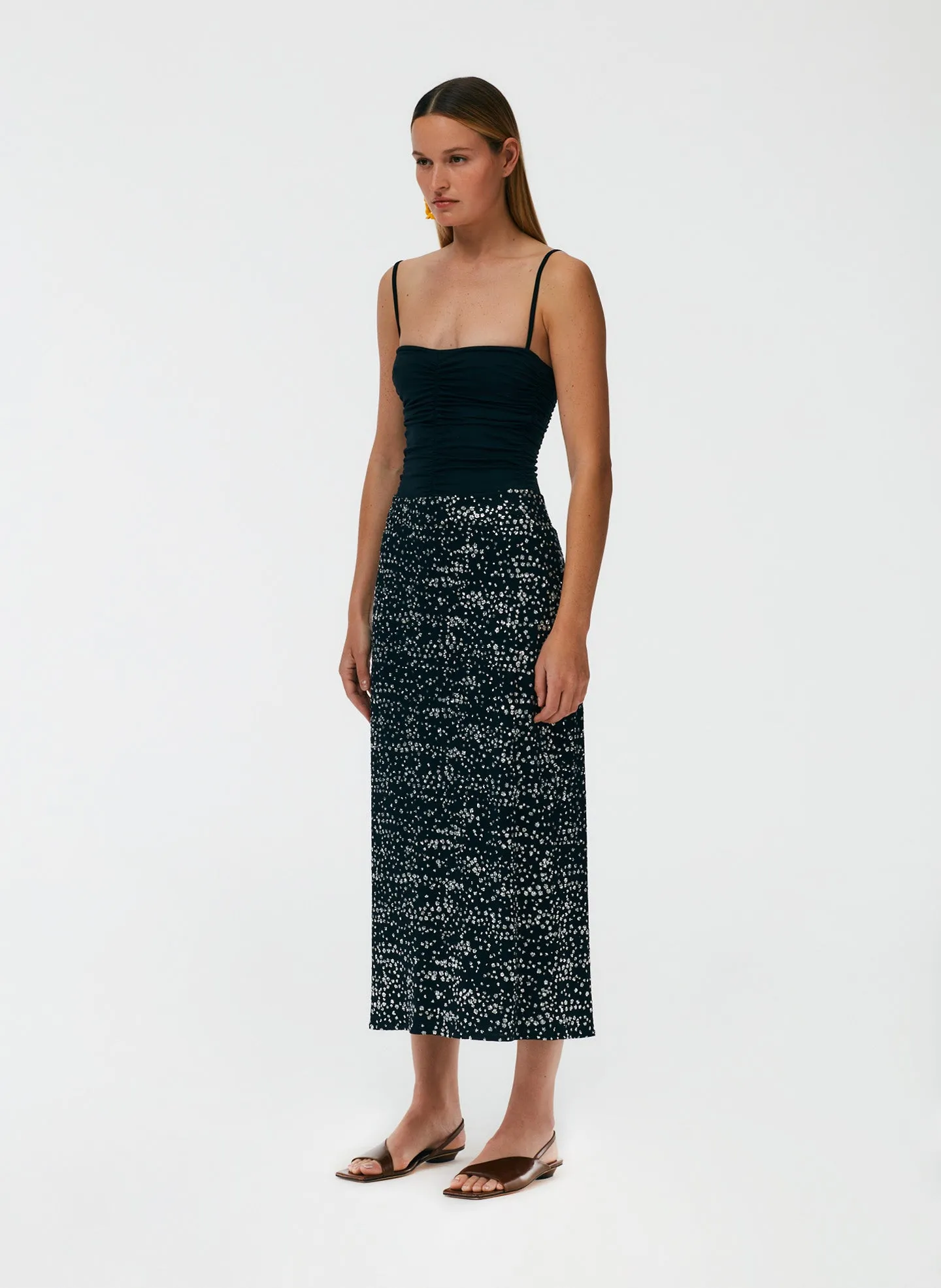 Scintilla Jersey Pencil Skirt sold by Tibi product image thumbnail 2