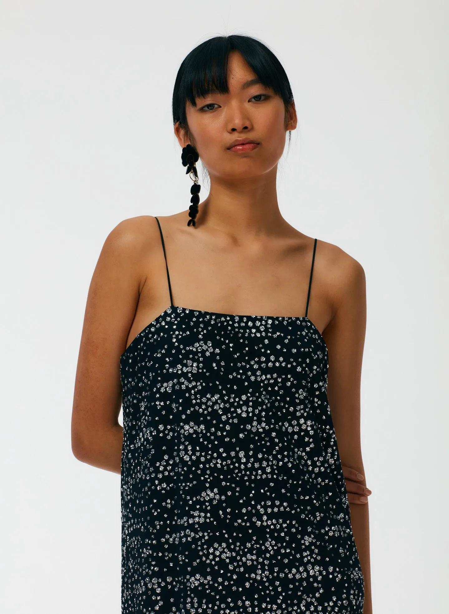 Scintilla Jersey Slip Dress sold by Tibi product image thumbnail 5