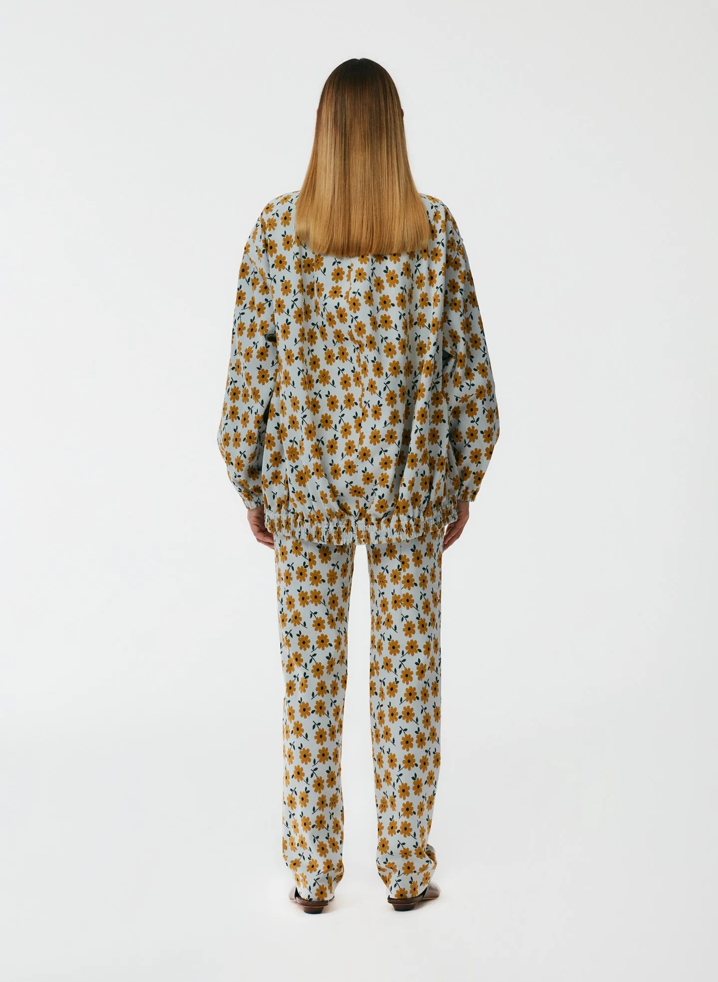 Flora Jacquard Oversized Bomber sold by Tibi product image thumbnail 3