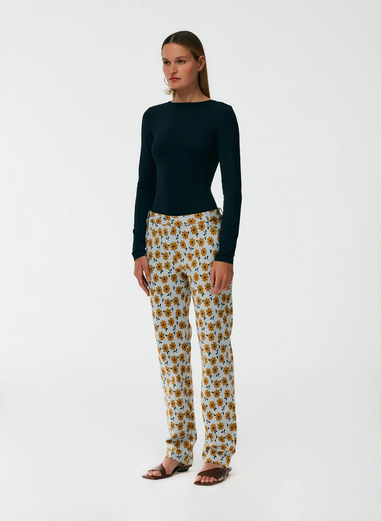Flora Jacquard Elfie Trouser sold by Tibi product image thumbnail 2