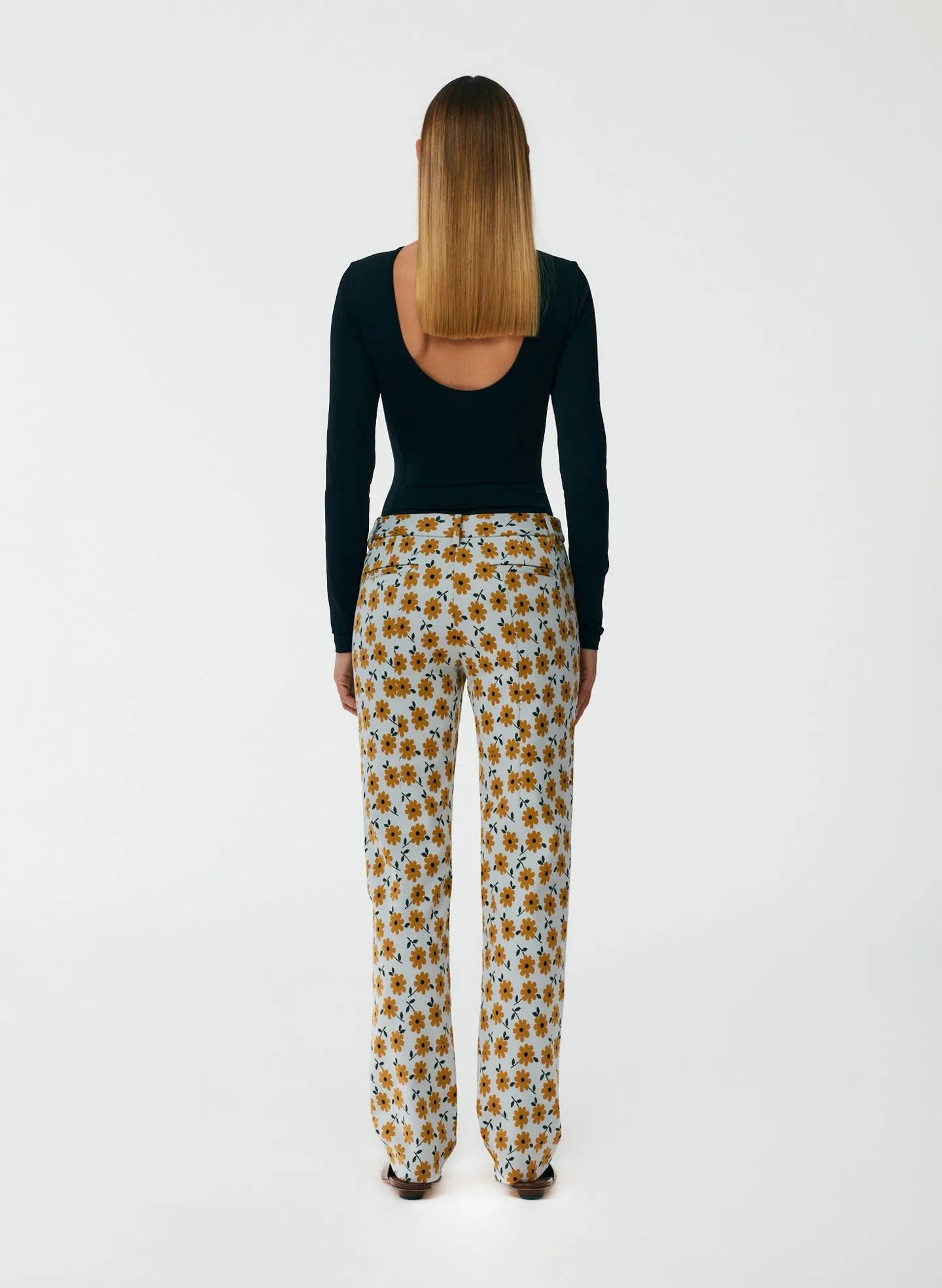 Flora Jacquard Elfie Trouser sold by Tibi product image thumbnail 4