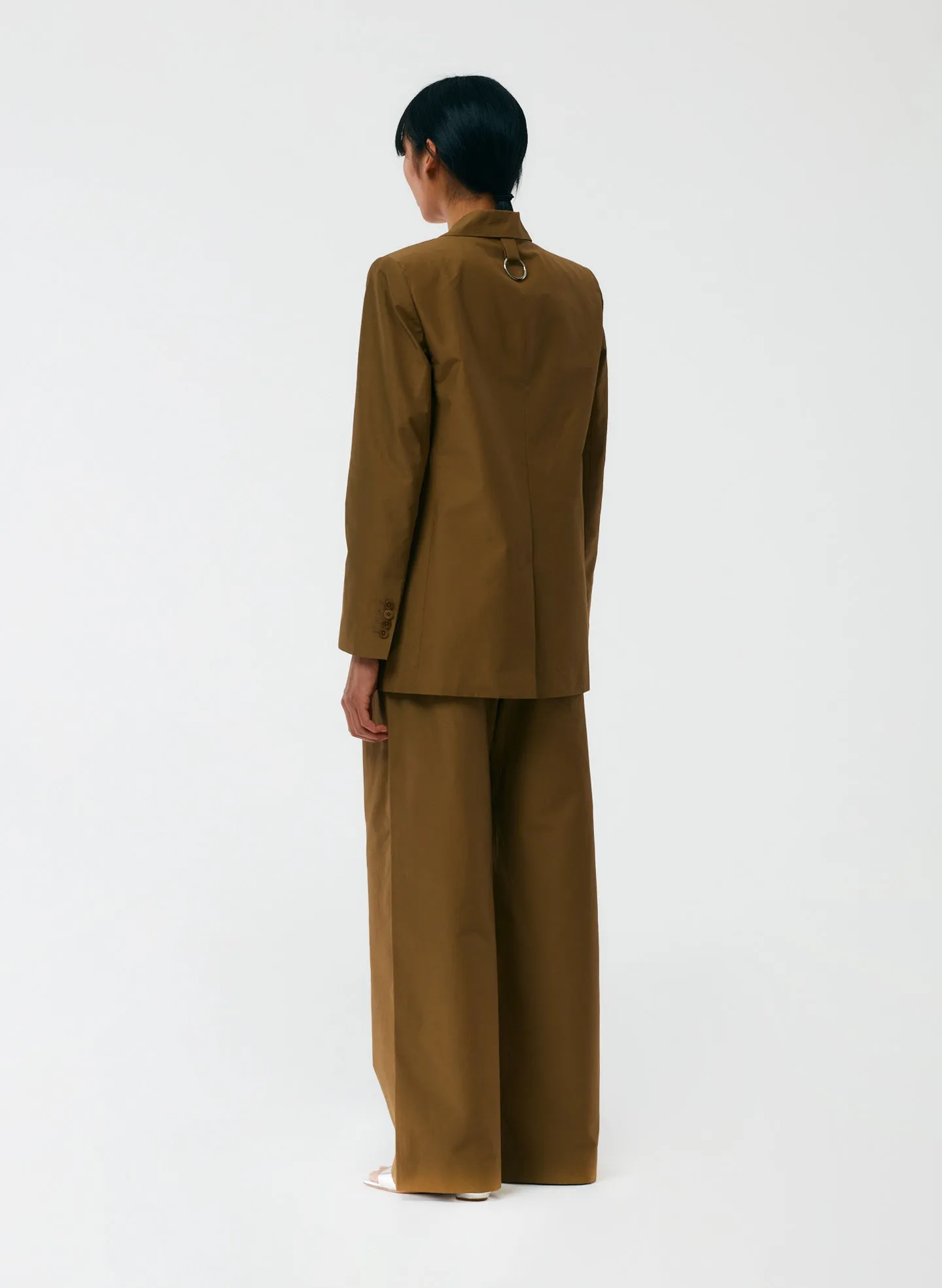 Cotton Nylon Cutout Lapel Blazer sold by Tibi product image thumbnail 2