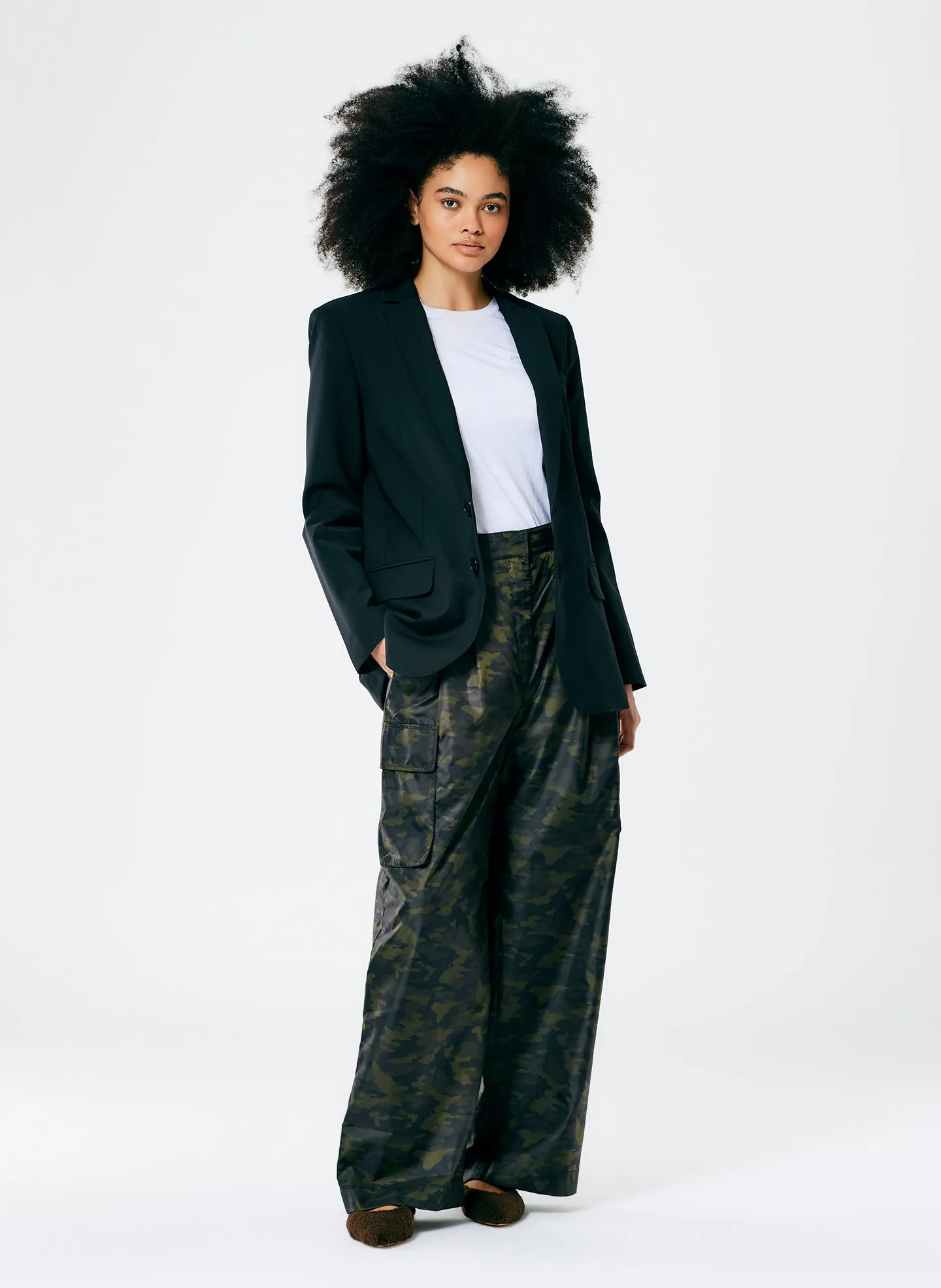 Tech Camouflage Cargo Stella Pant sold by Tibi