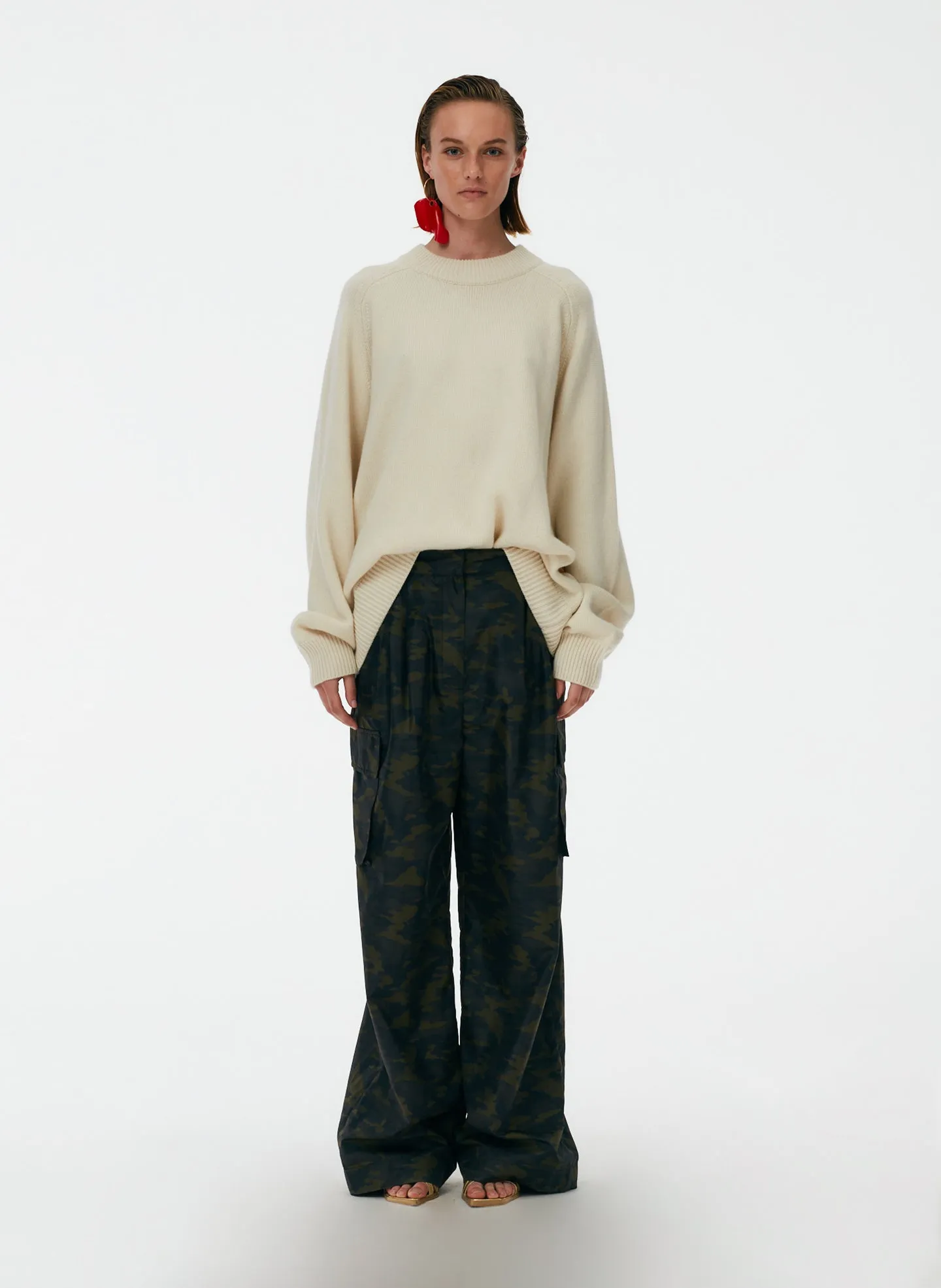 Tech Camouflage Cargo Stella Pant sold by Tibi product image thumbnail 5