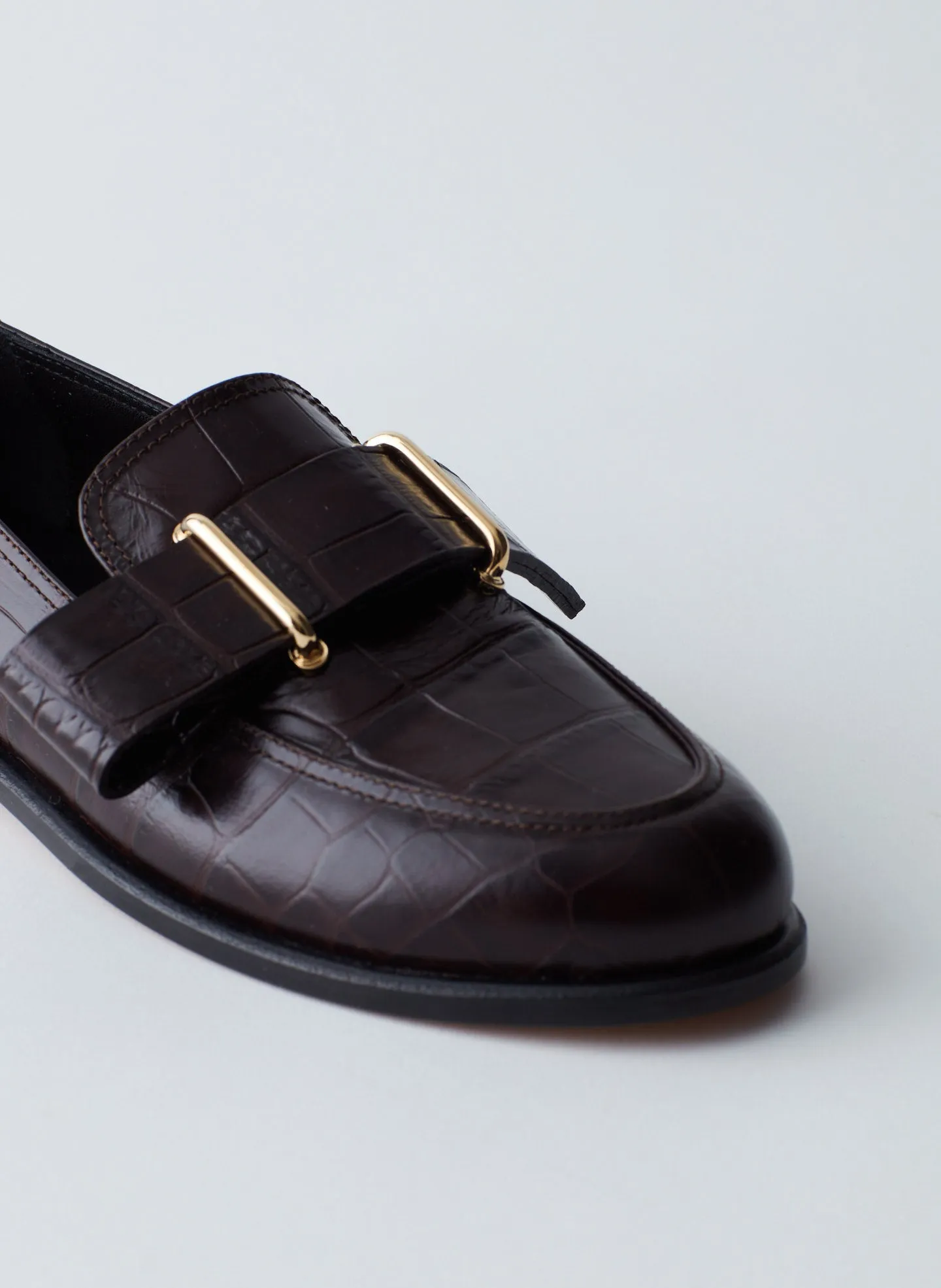 Morris Croc Print Leather Loafer sold by Tibi product image thumbnail 5