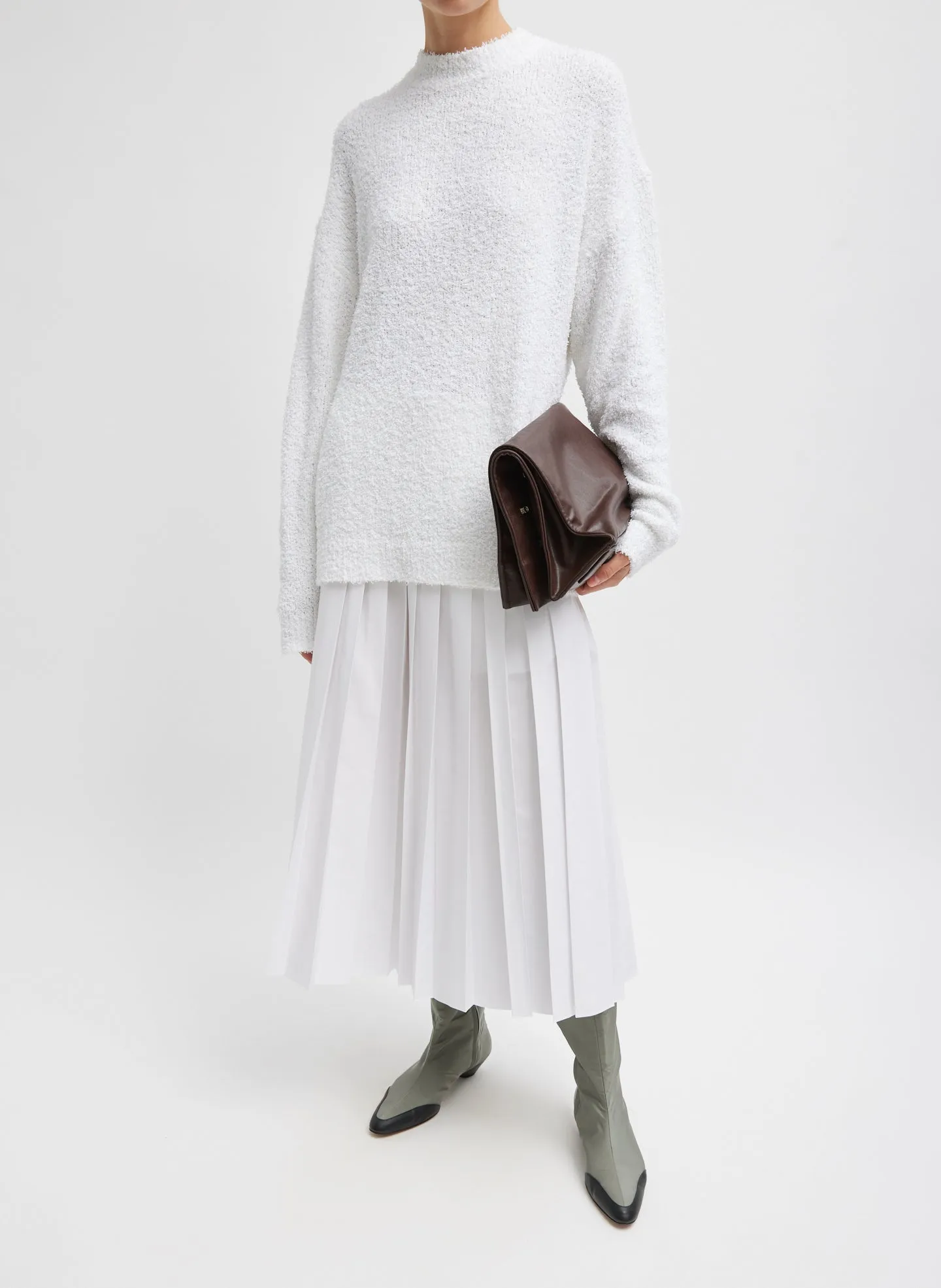 Serviette Crewneck Easy Pullover sold by Tibi product image thumbnail 4
