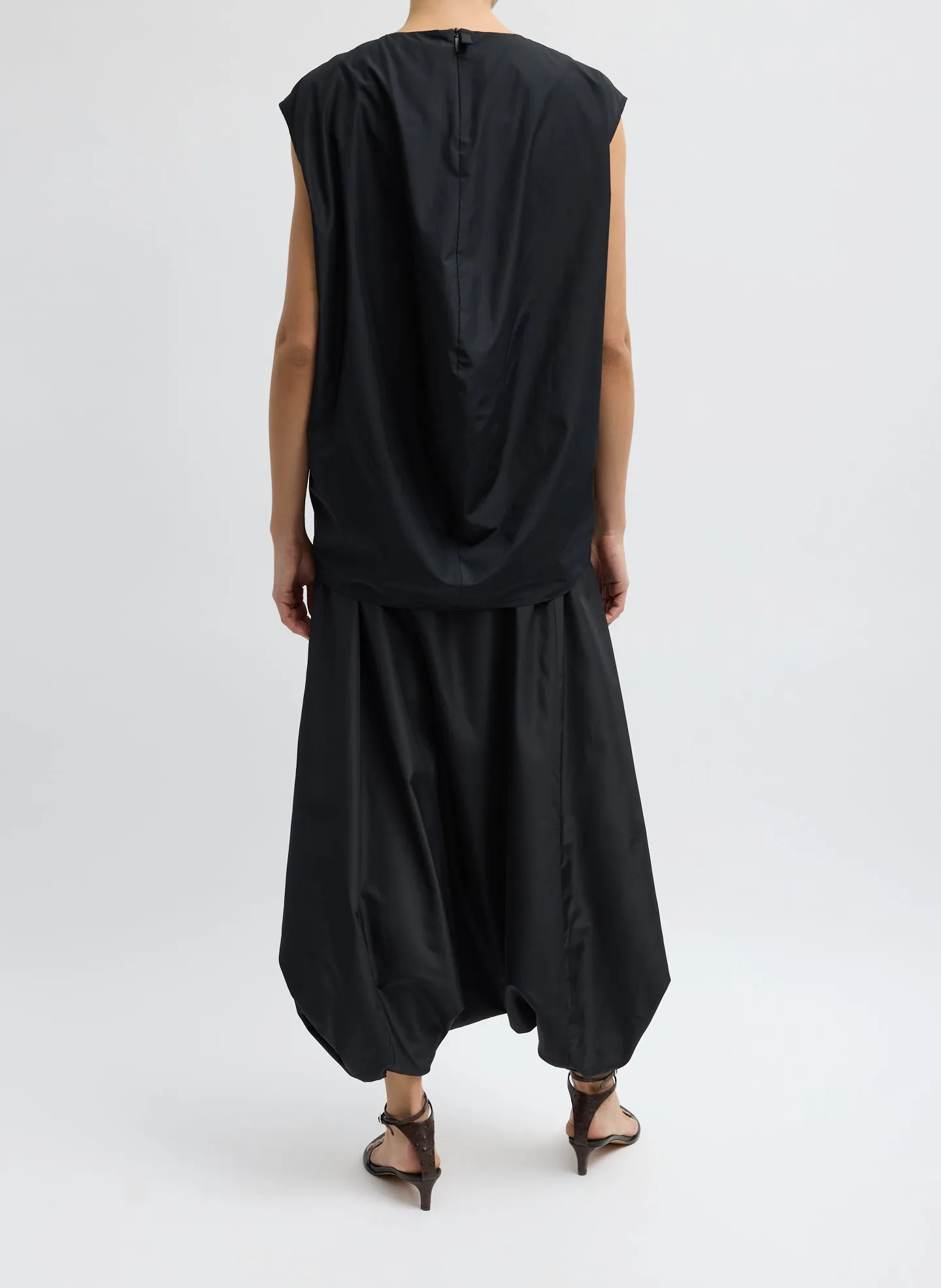 Summer Nylon Flat Front Jalouise Skirt sold by Tibi product image thumbnail 3