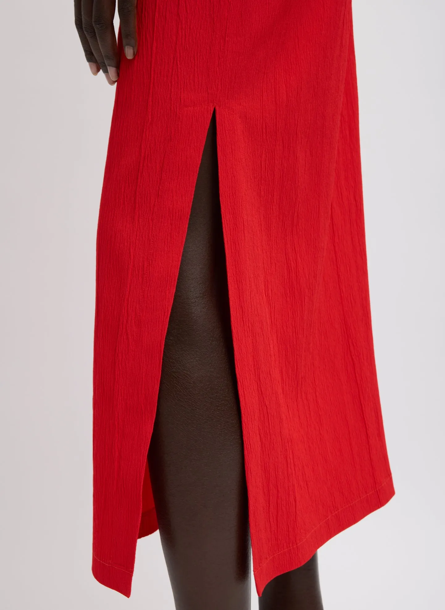 Creased Stretch Crepe Skirt sold by Tibi product image thumbnail 4