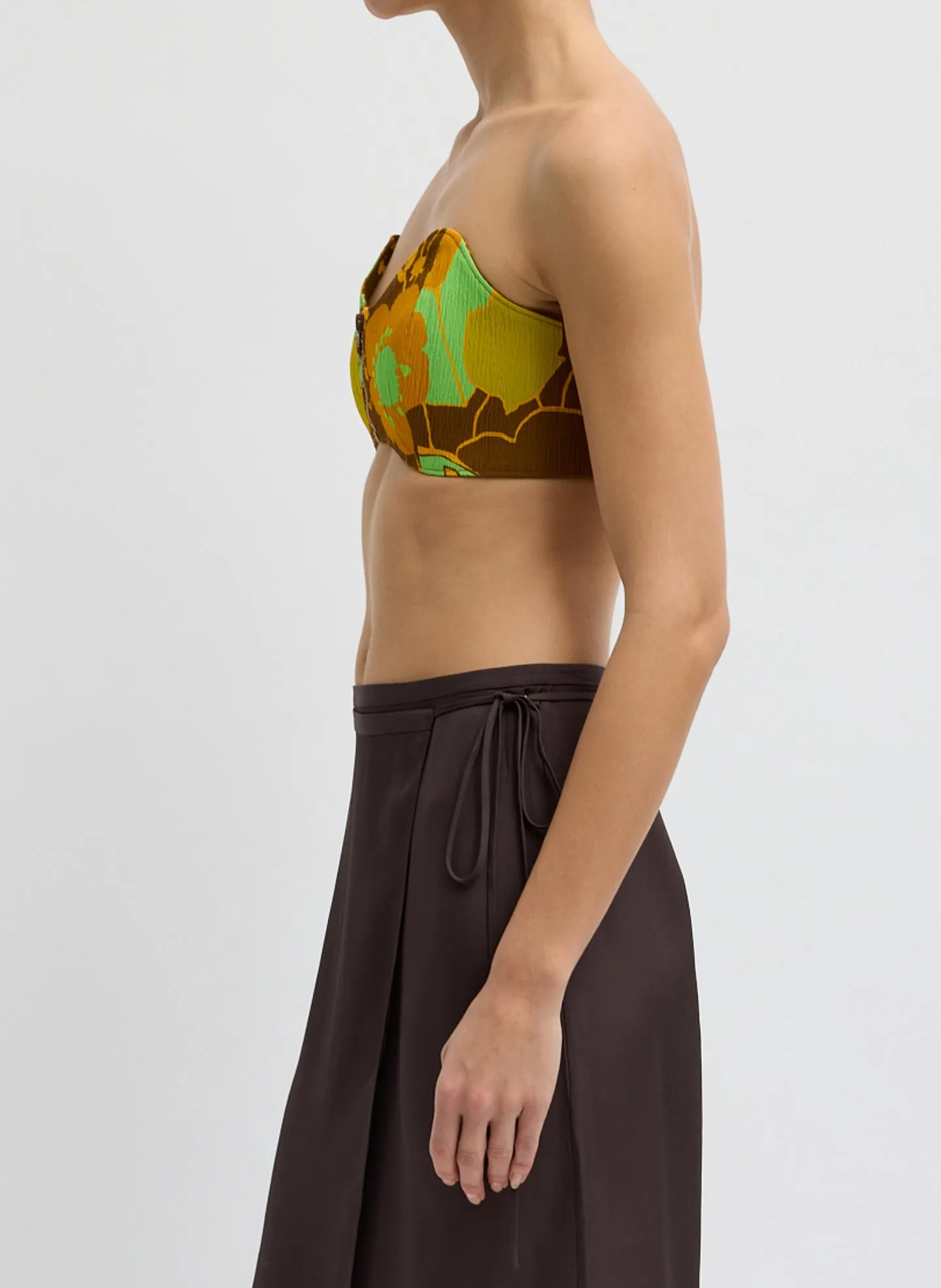 Kamara Print Strapless Bralette sold by Tibi product image thumbnail 2