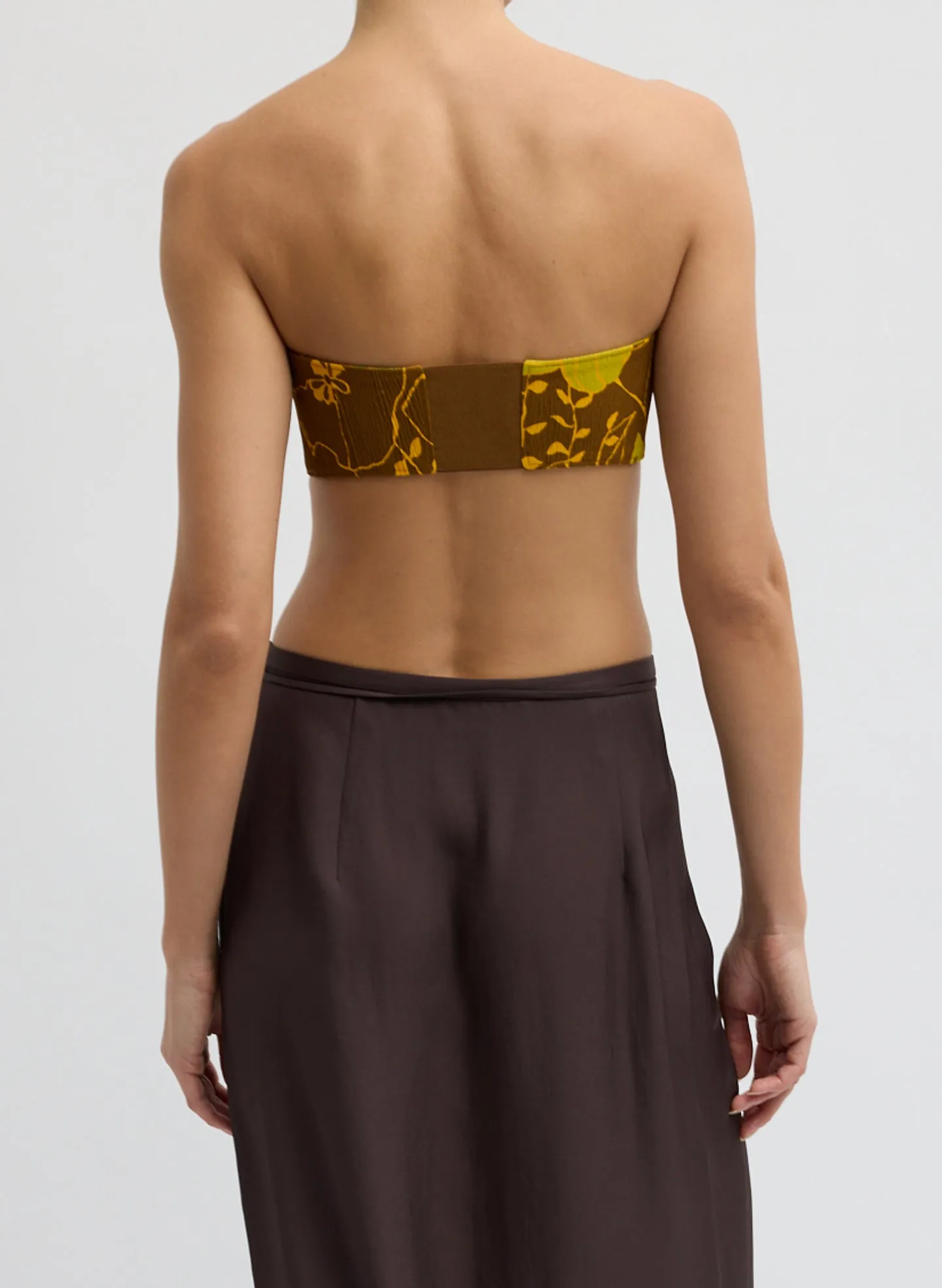 Kamara Print Strapless Bralette sold by Tibi product image thumbnail 3