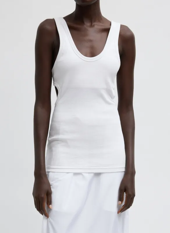 Ribbed Racerback Tank made by Tibi