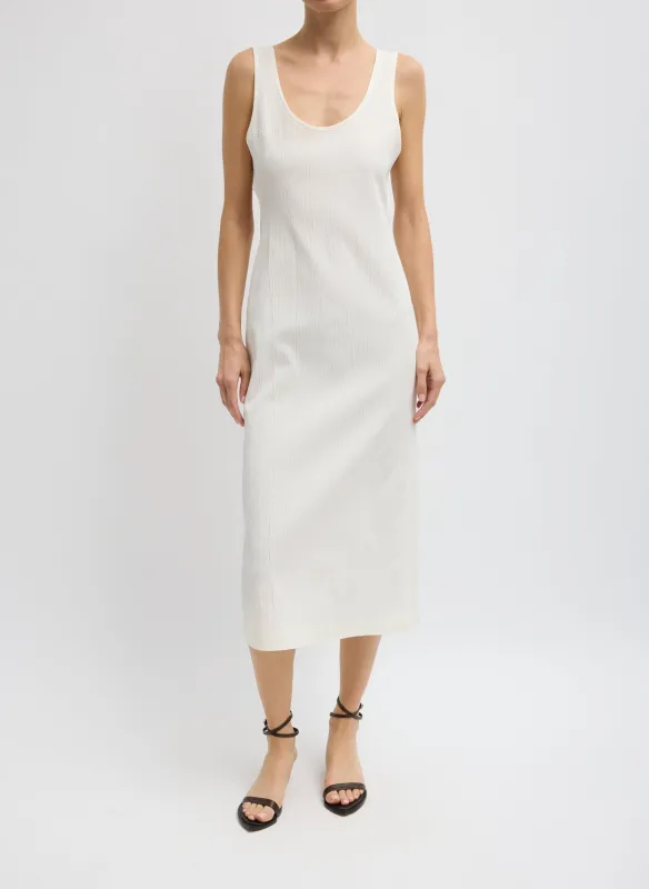 Creased Stretch Crepe Racerback Dress made by Tibi