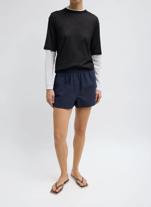 Menswear Crepon Pull On Shorts made by Tibi