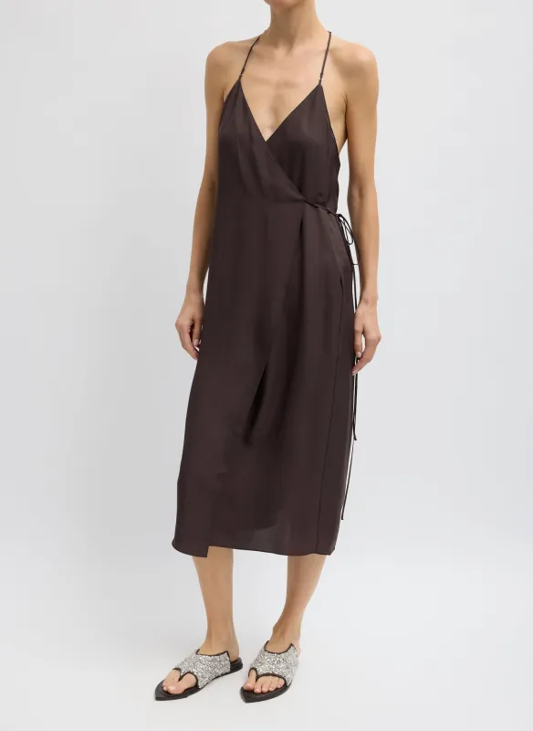 Summer Slip Wrap Dress made by Tibi