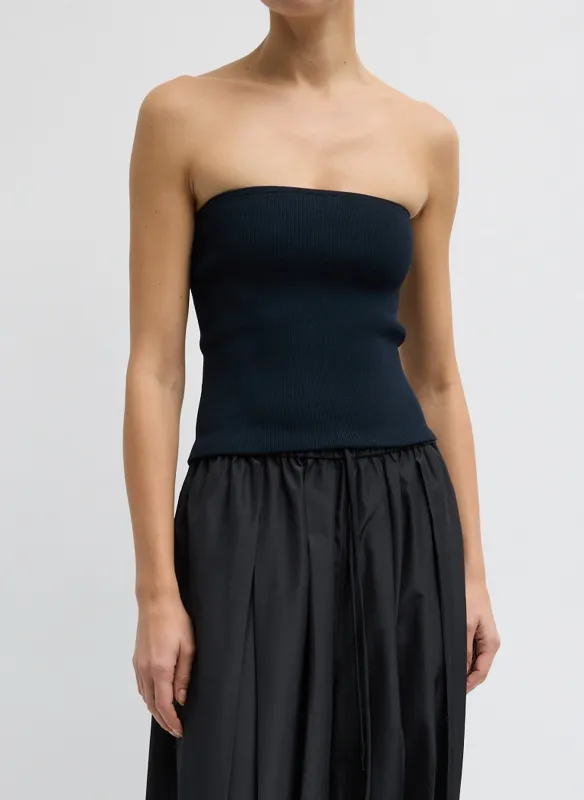 Ribbed Sweater Tube Top made by Tibi