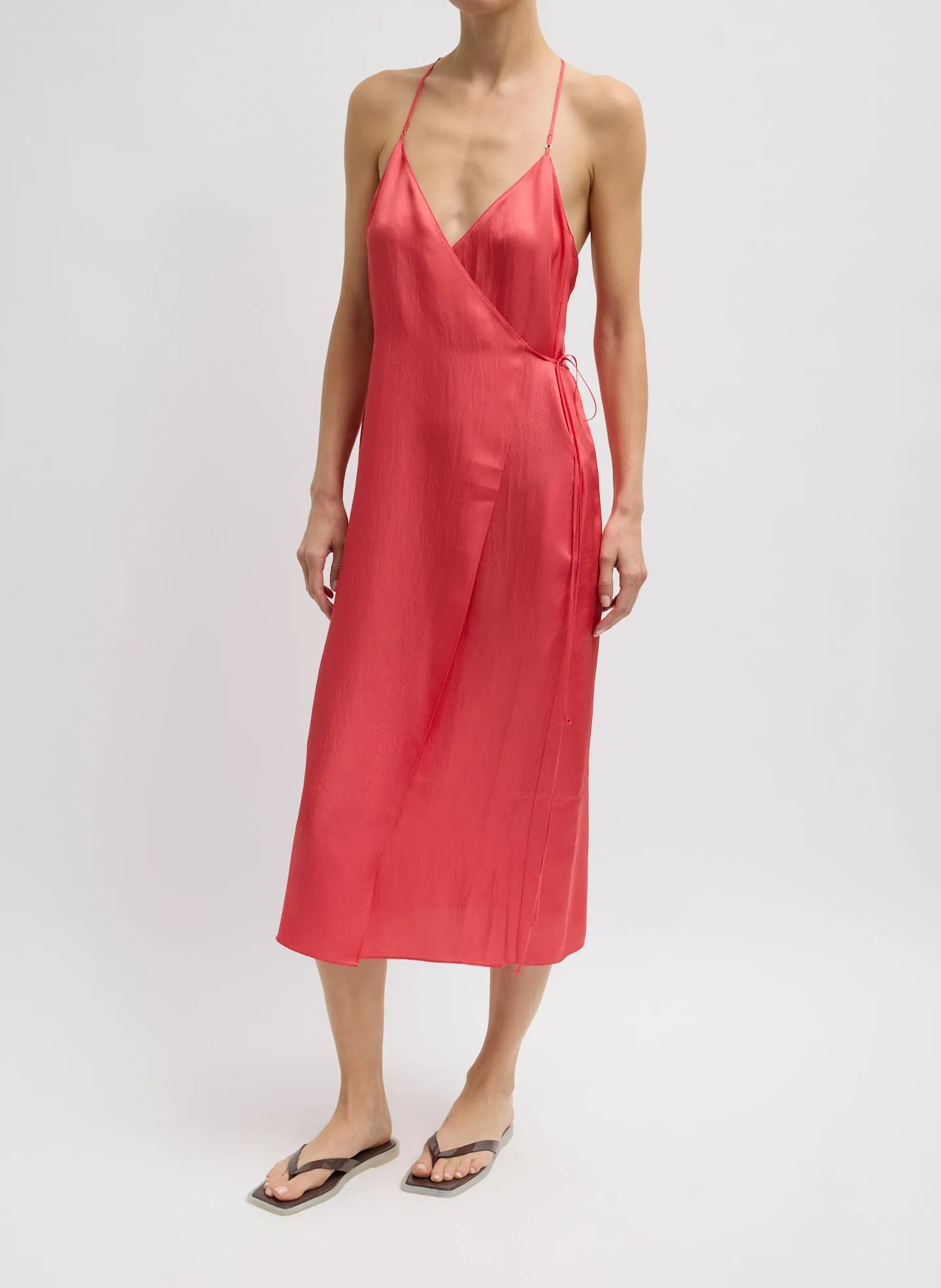 Summer Slip Wrap Dress sold by Tibi