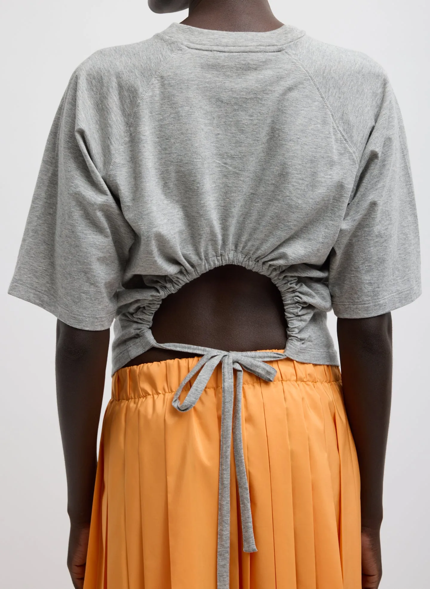 Short Sleeve T-Shirt With Shirred Back sold by Tibi product image thumbnail 3