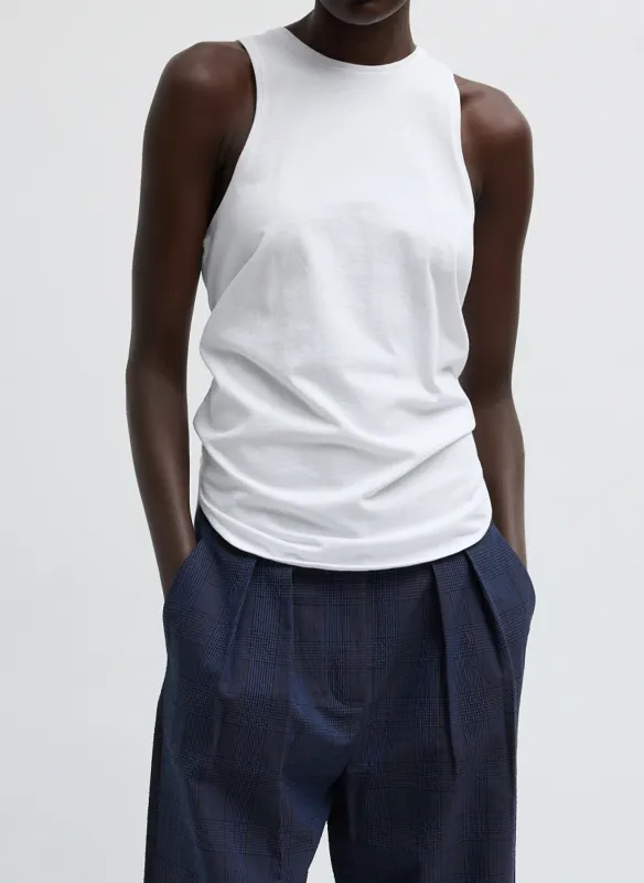 Shirred Back Tank made by Tibi