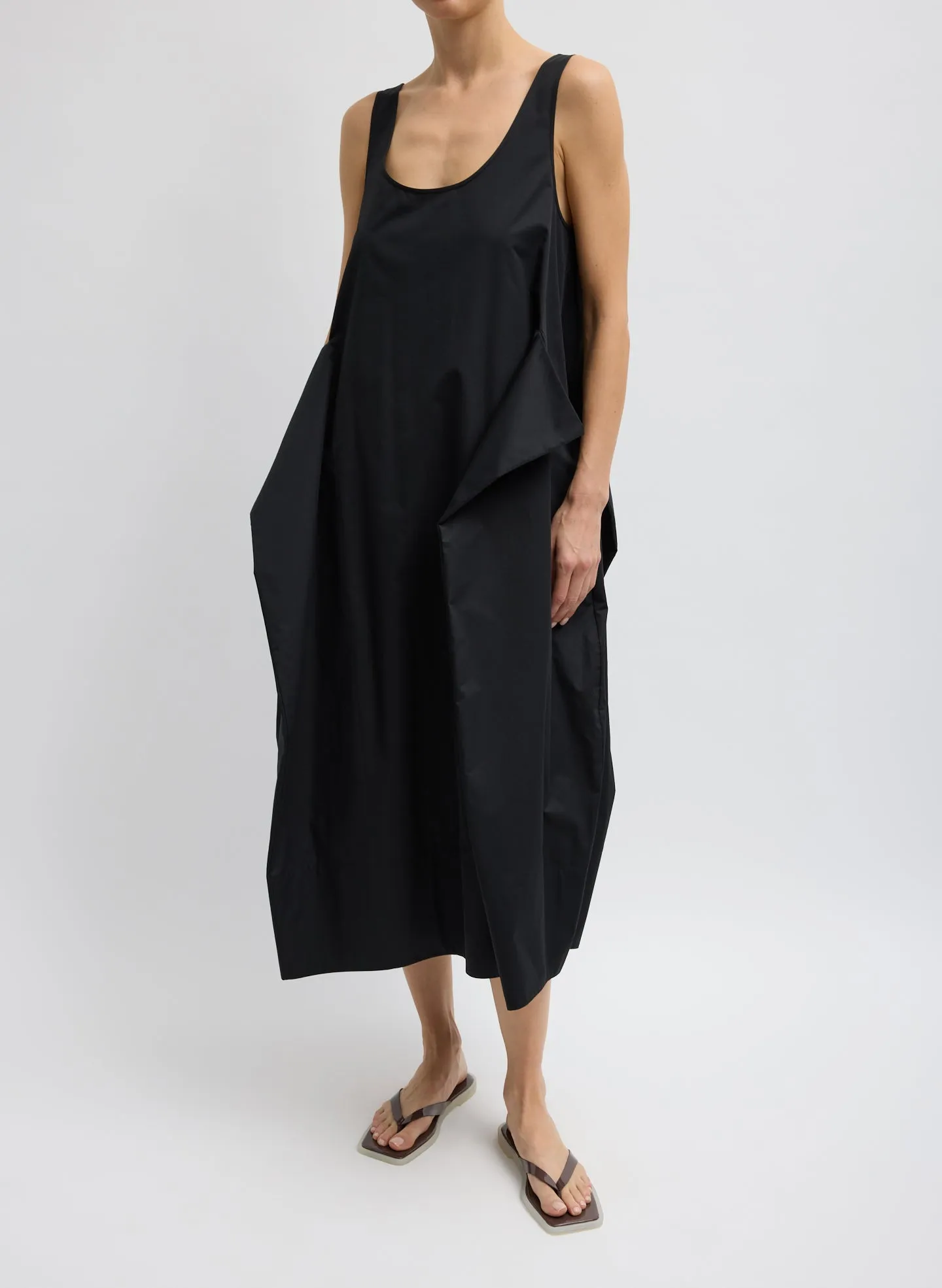 Eco Poplin Tank Dress sold by Tibi