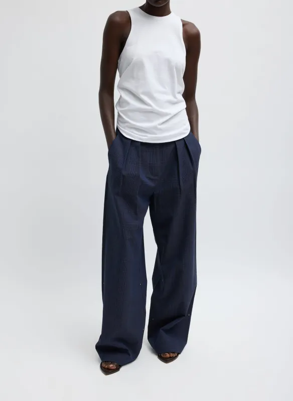 Menswear Crepon Stella Full Length Pant made by Tibi