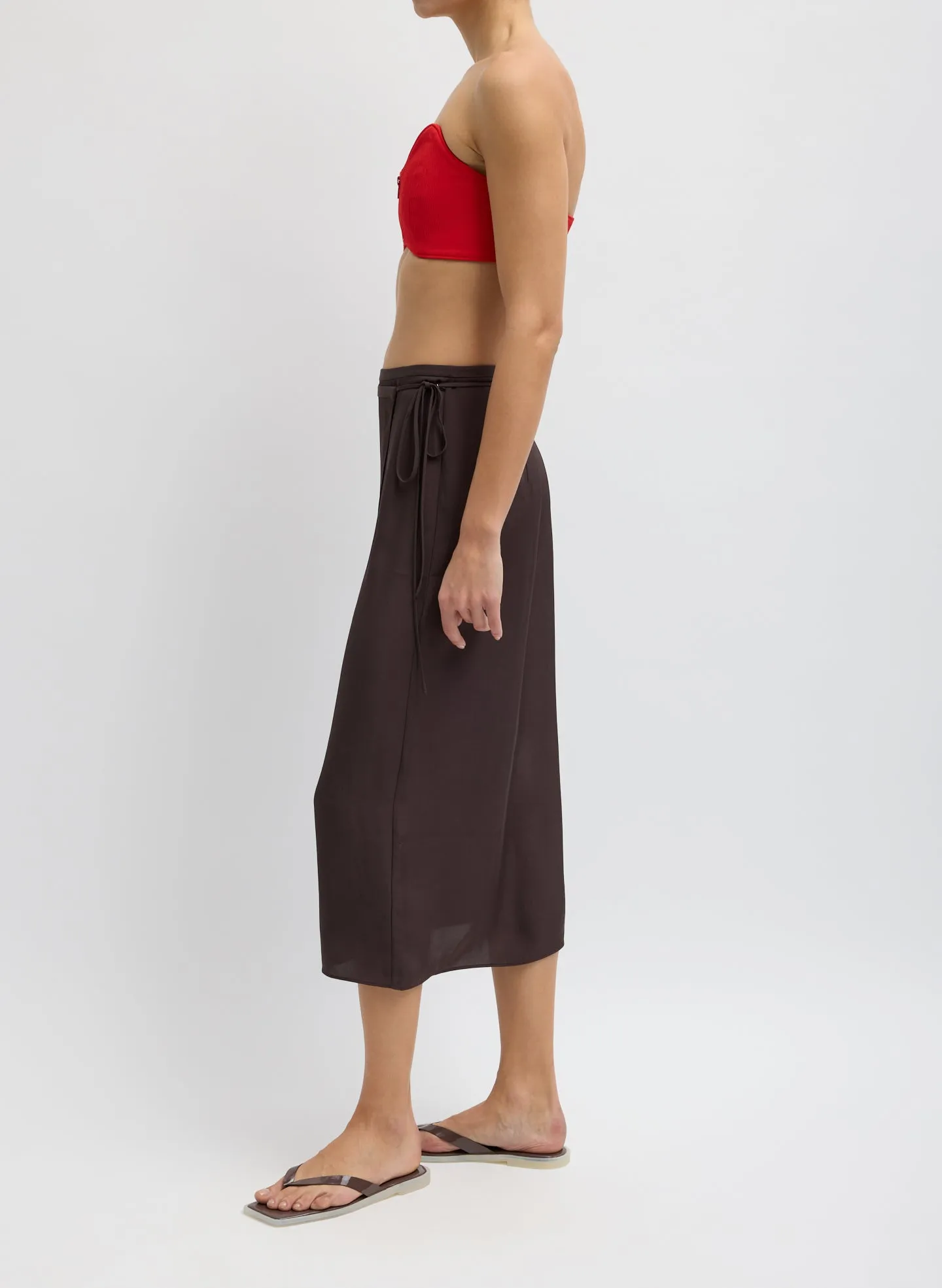 Summer Slip Wrap Skirt sold by Tibi product image thumbnail 2