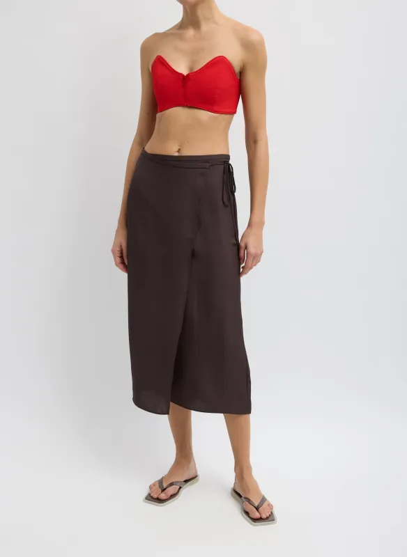 Summer Slip Wrap Skirt made by Tibi