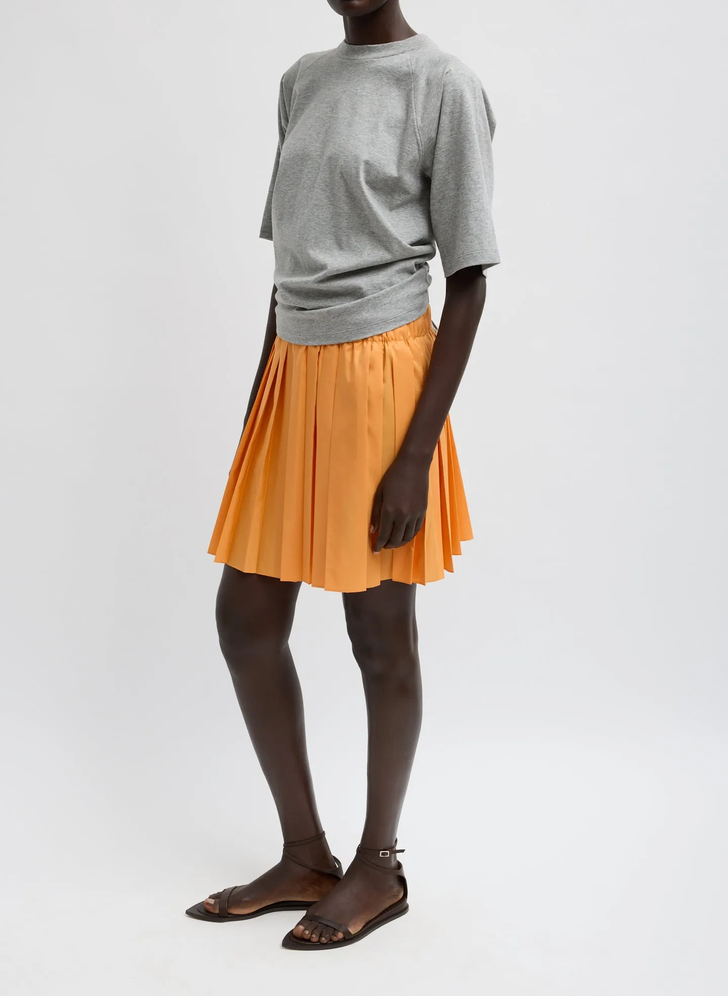 Summer Nylon Pull On Mini Skirt sold by Tibi product image thumbnail 3