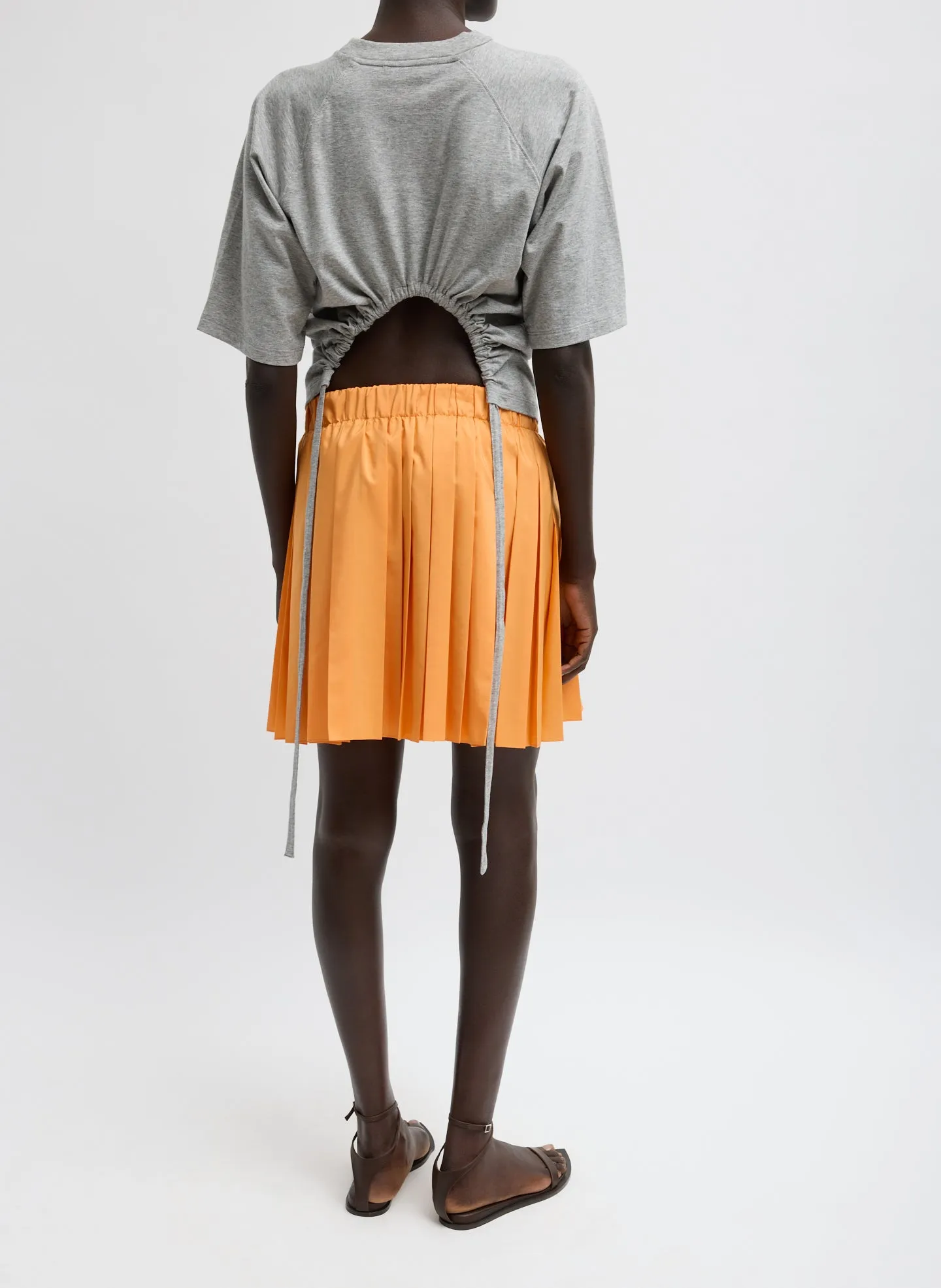Summer Nylon Pull On Mini Skirt sold by Tibi product image thumbnail 4