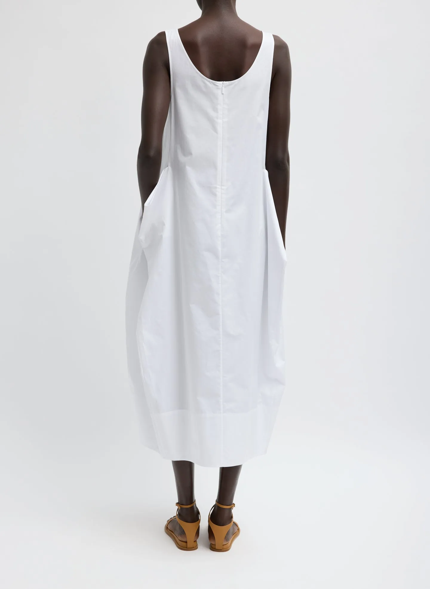 Eco Poplin Tank Dress sold by Tibi product image thumbnail 3