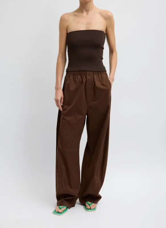 Garment Dyed Silky Cotton Winslow Pull On Pant made by Tibi