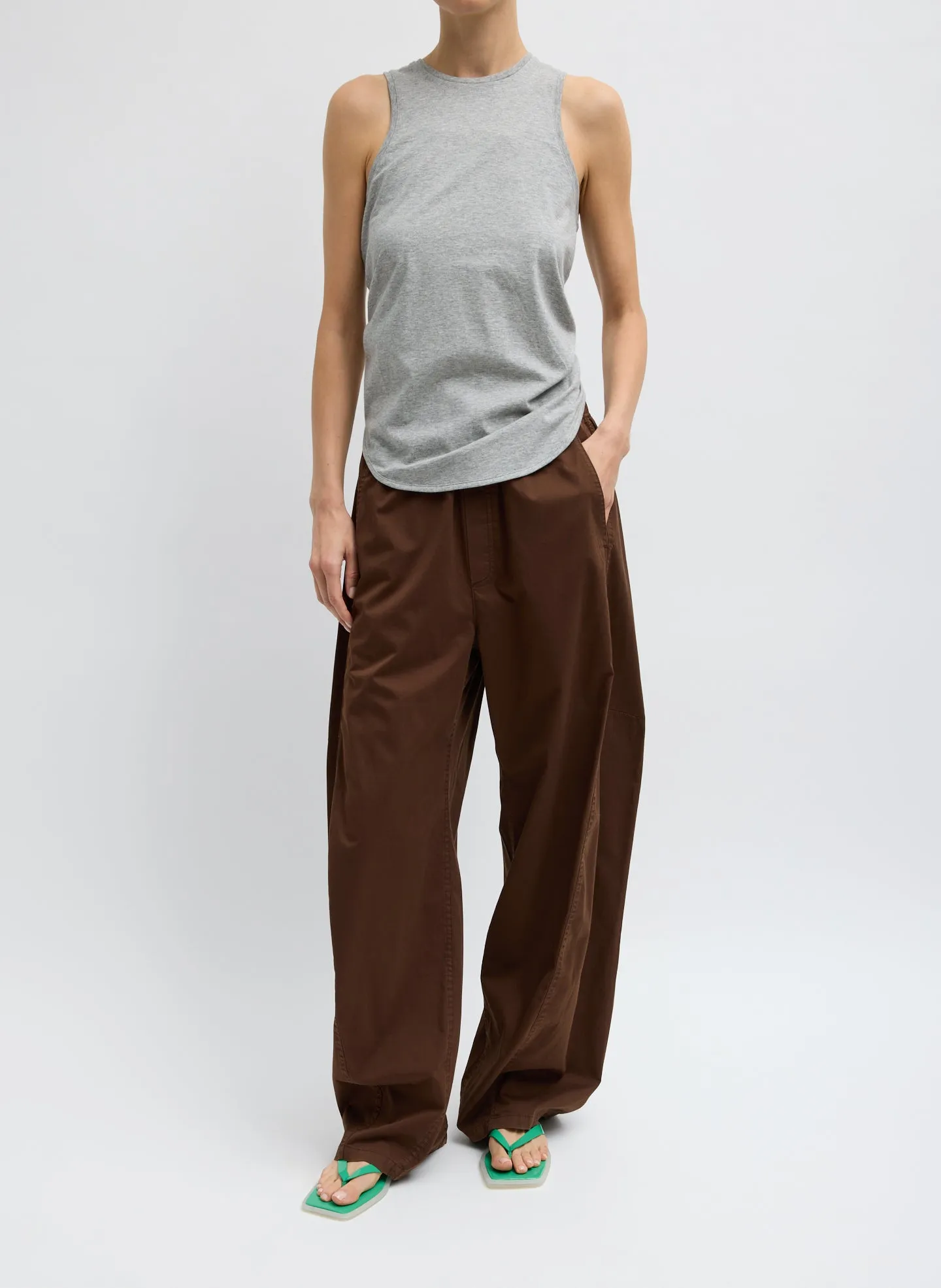 Shirred Back Tank sold by Tibi product image thumbnail 5