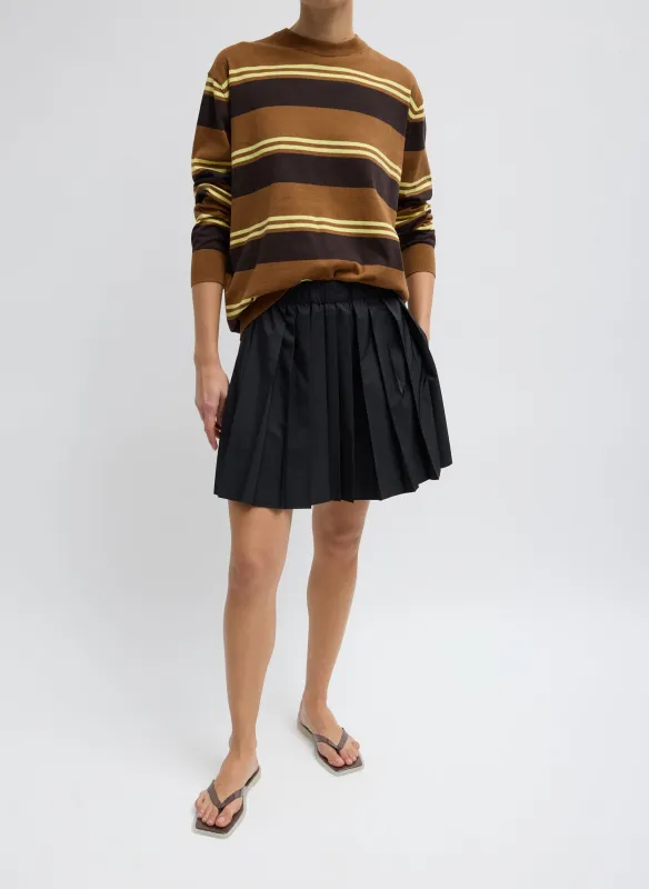 Summer Nylon Pull On Mini Skirt made by Tibi