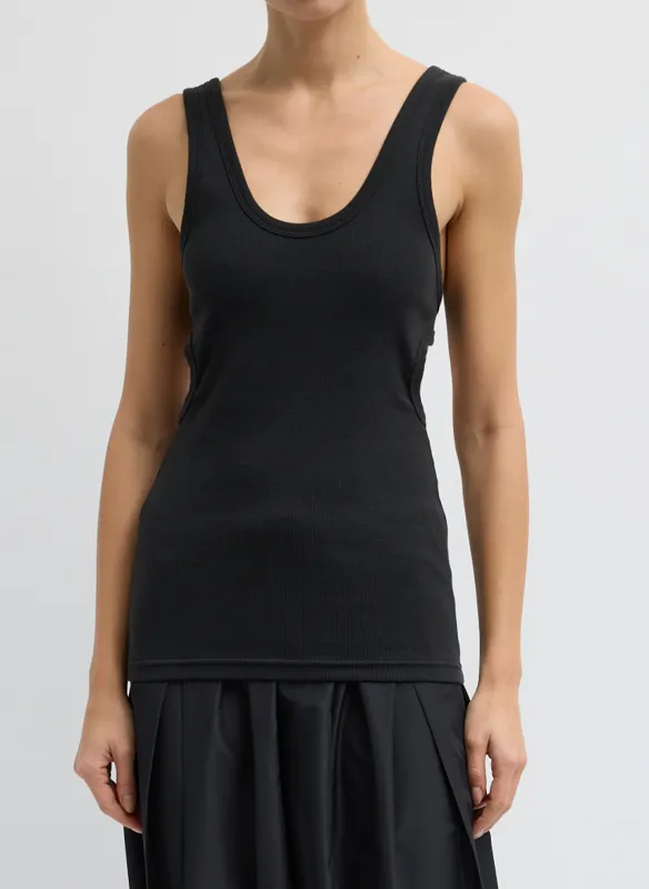 Ribbed Racerback Tank made by Tibi