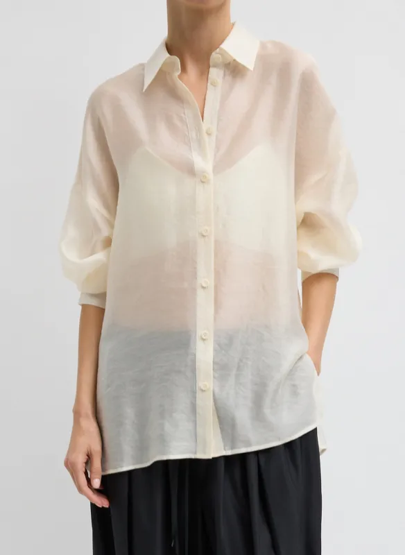 Summer Voile Oversized Shirt made by Tibi