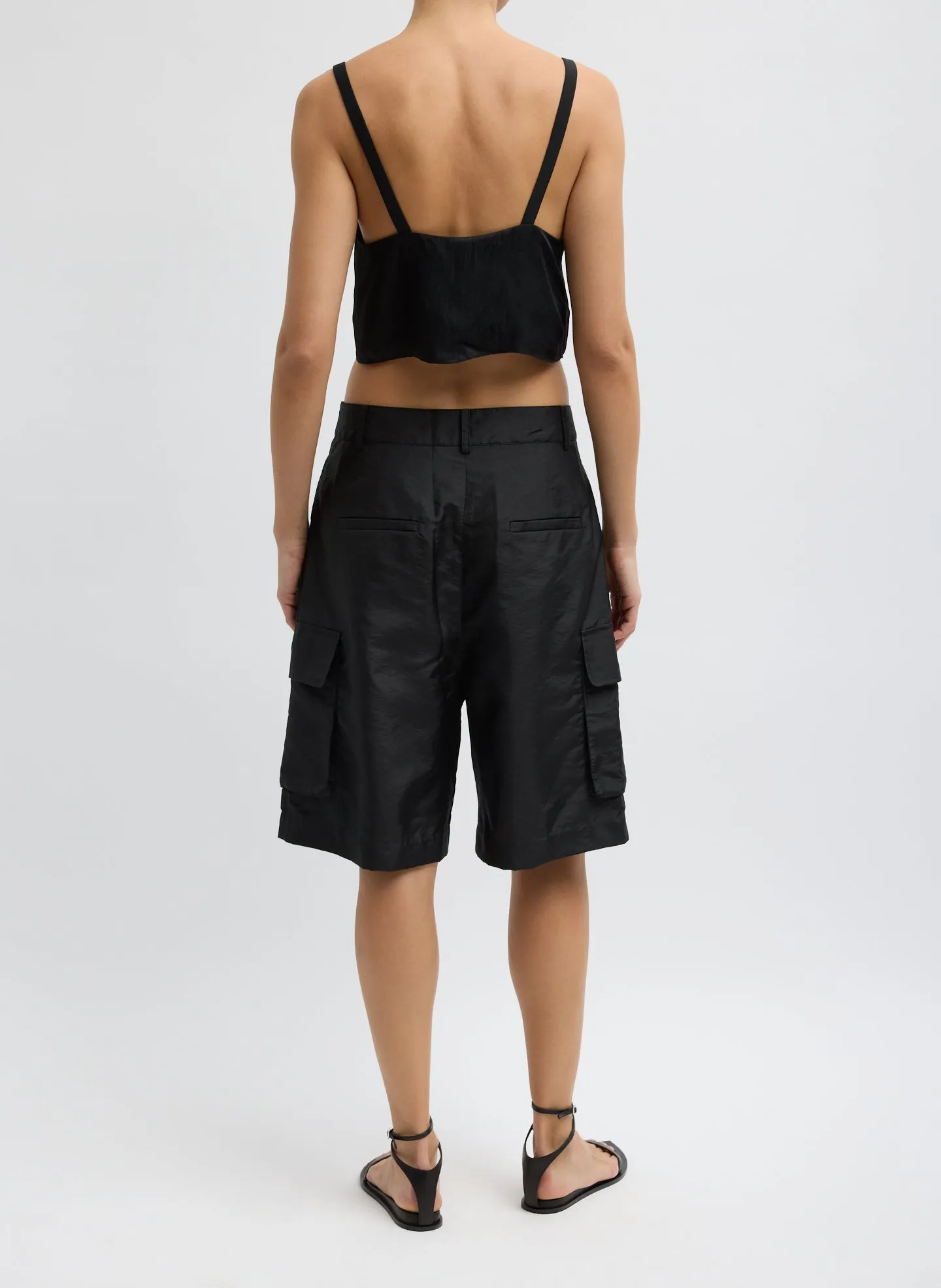 Crispy Nylon Stella Short sold by Tibi product image thumbnail 3