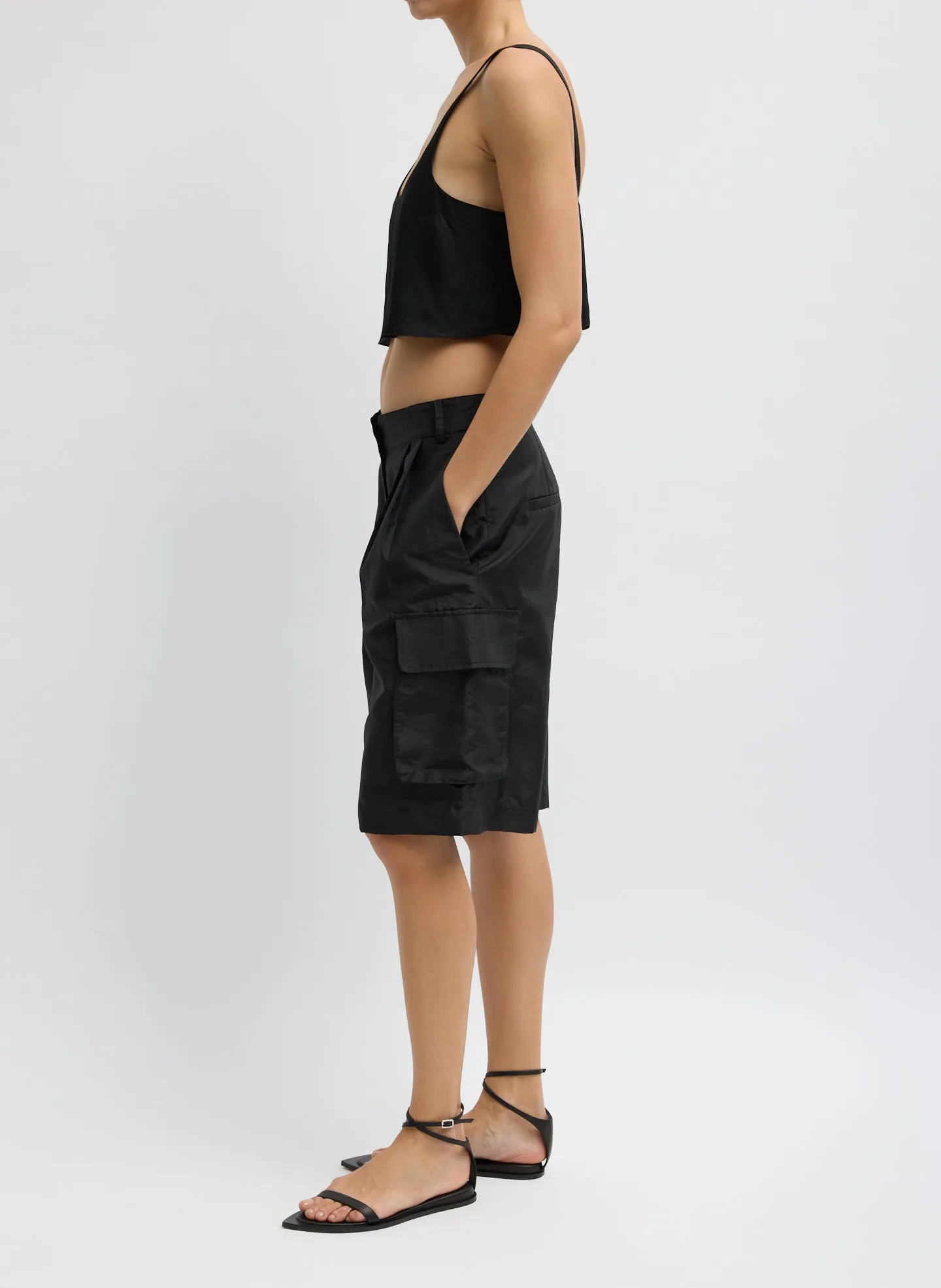Crispy Nylon Stella Short sold by Tibi product image thumbnail 2