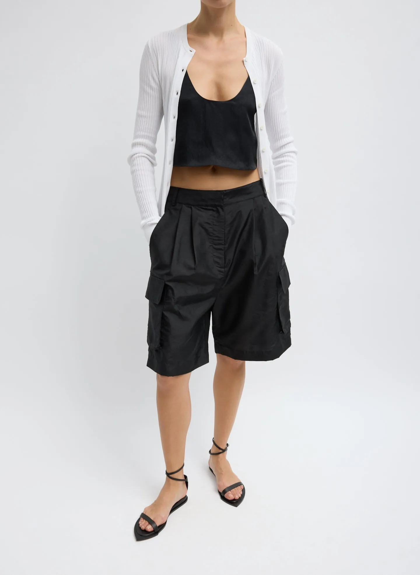 Crispy Nylon Stella Short sold by Tibi