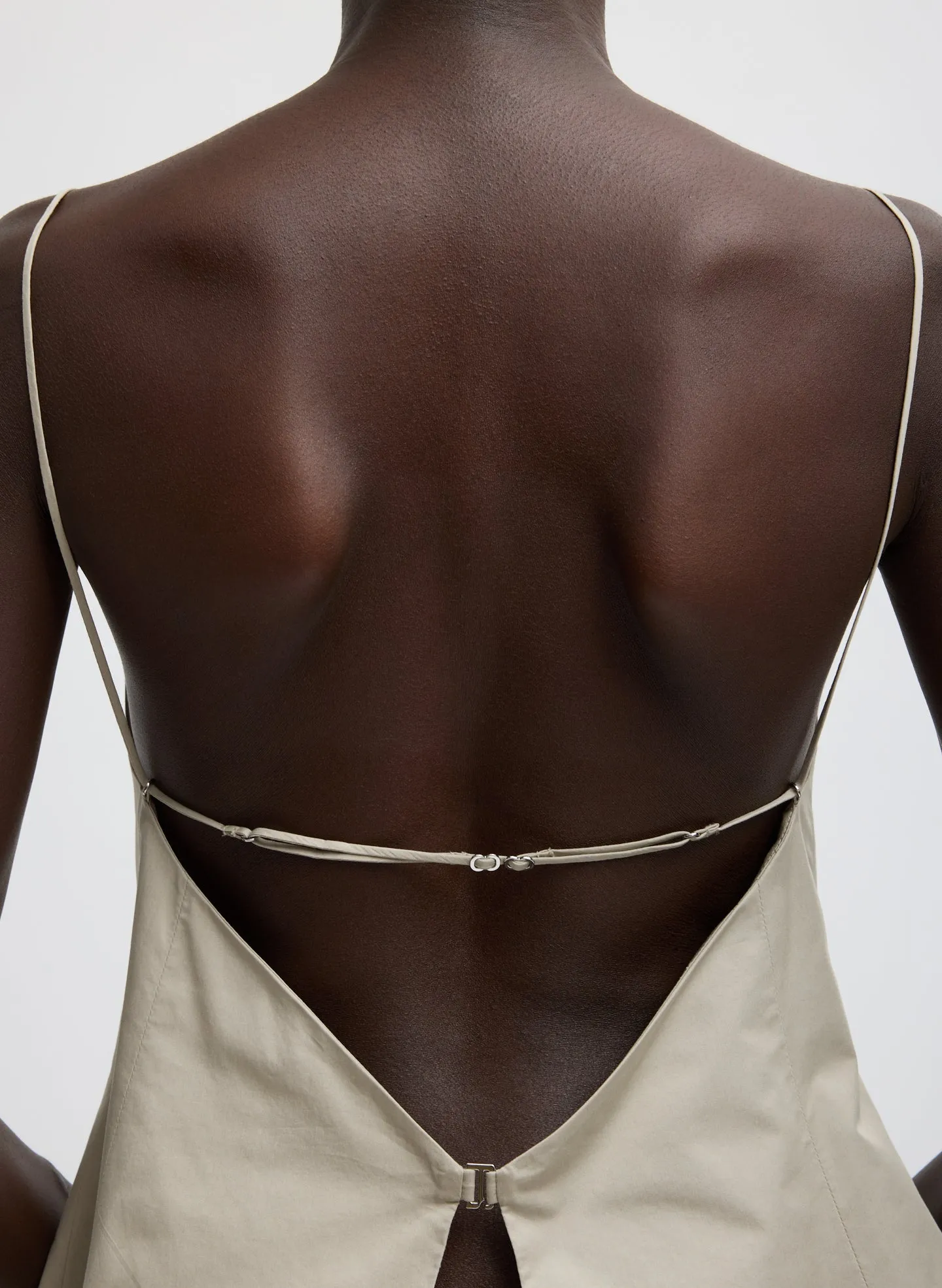 Eco Poplin Strappy Open Back Top sold by Tibi product image thumbnail 5