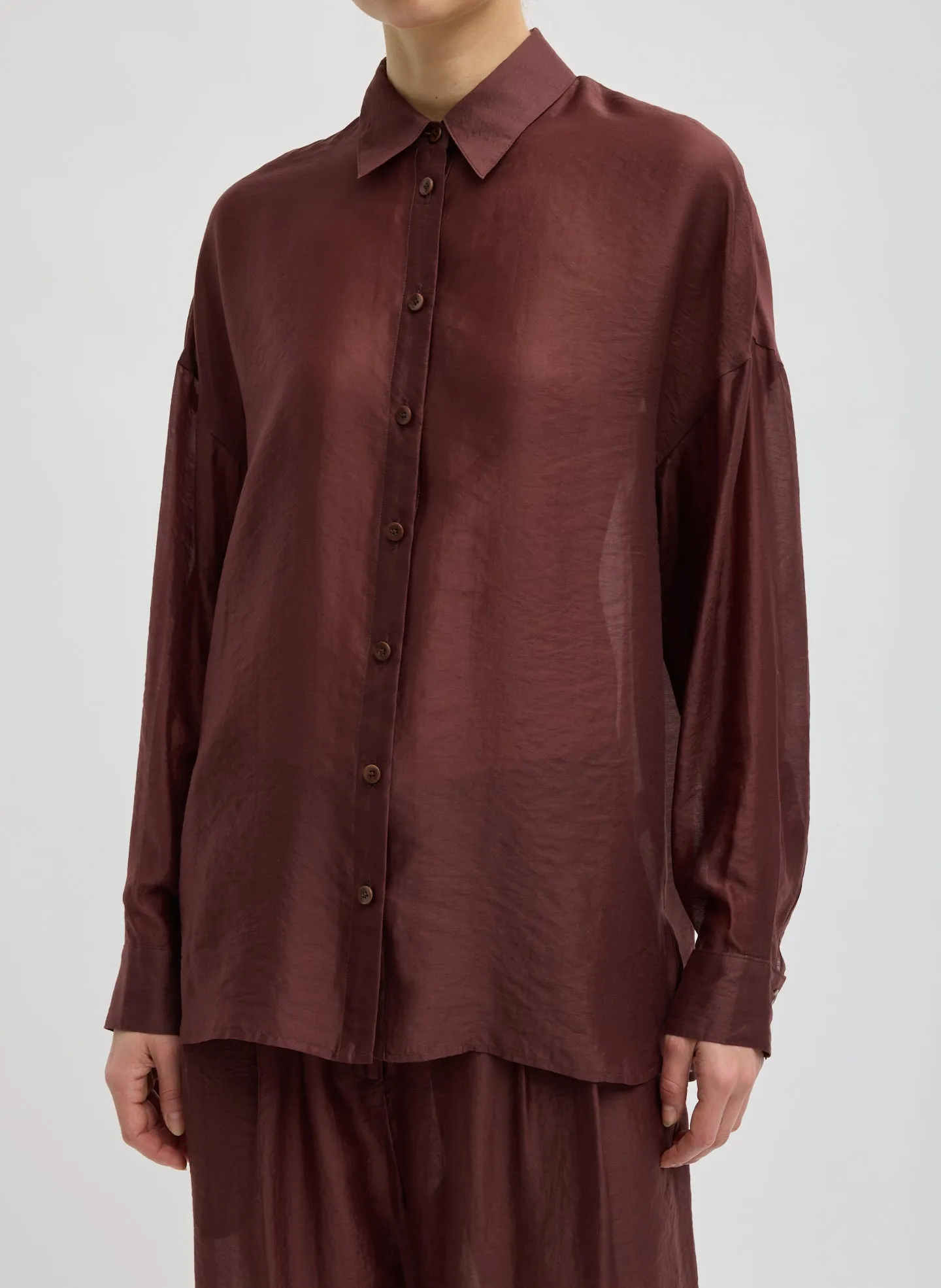 Summer Voile Oversized Shirt sold by Tibi